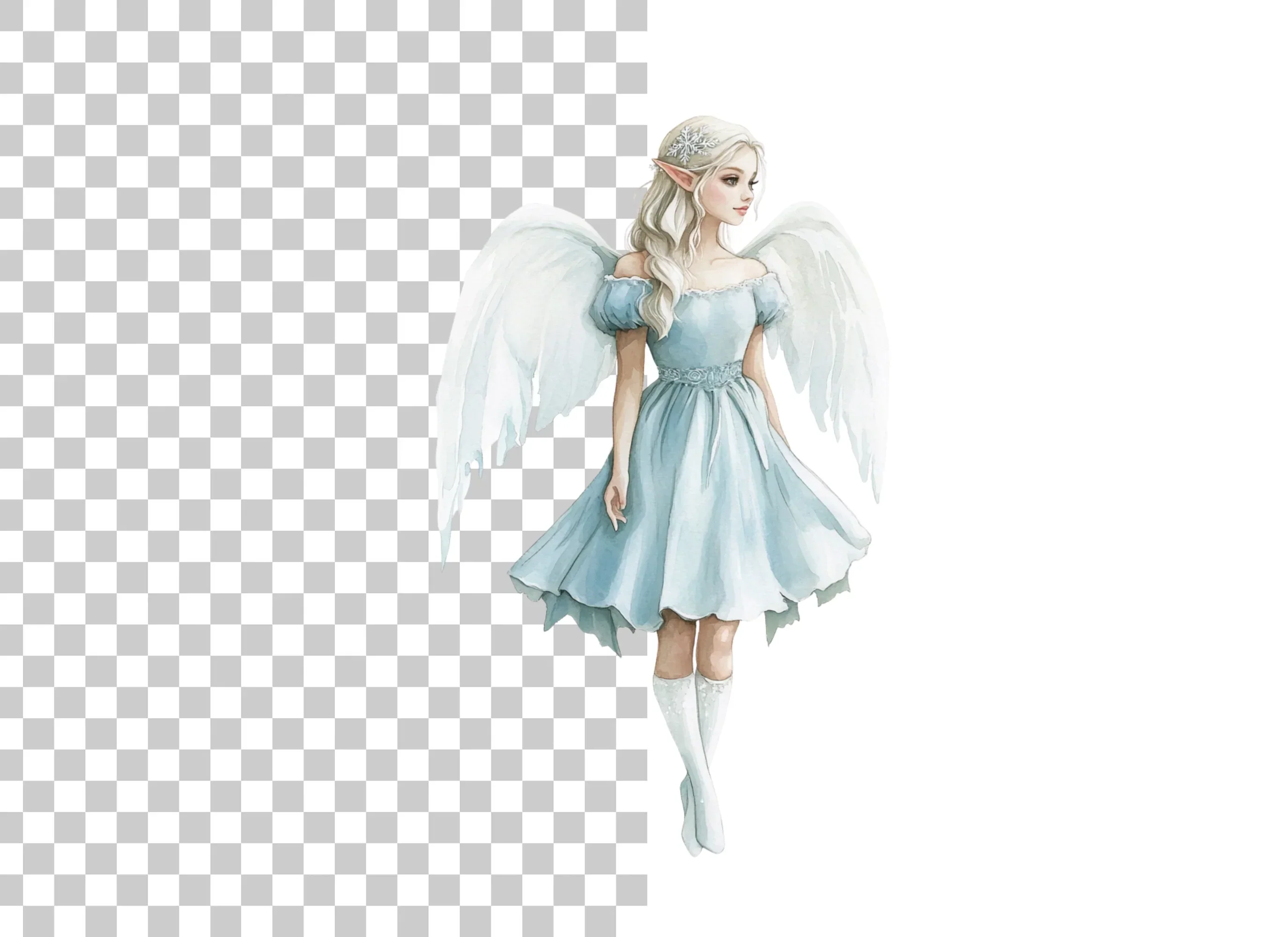 Elegant Angelic Fairy Clipart Bundle - Image 6
