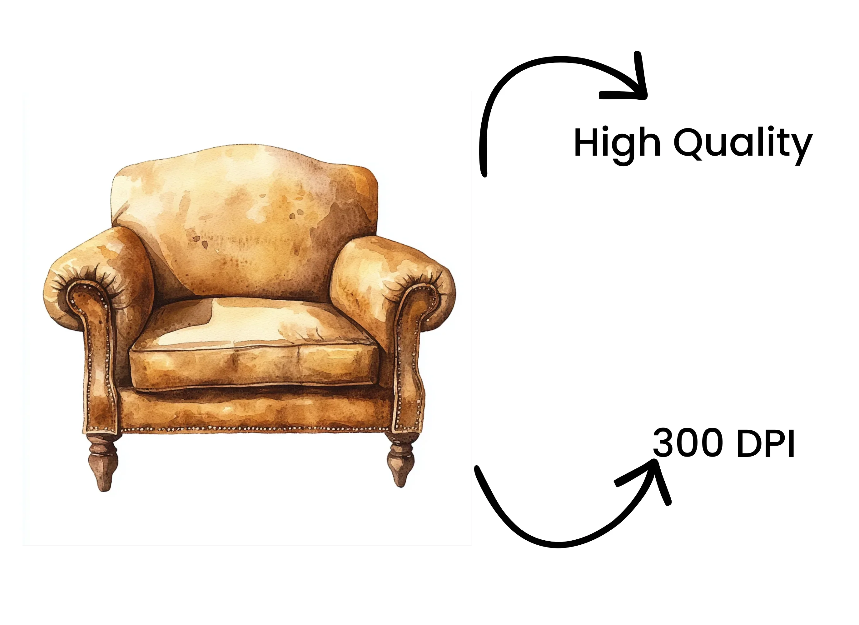 Elegant Armchair Clipart Bundle - Image 3