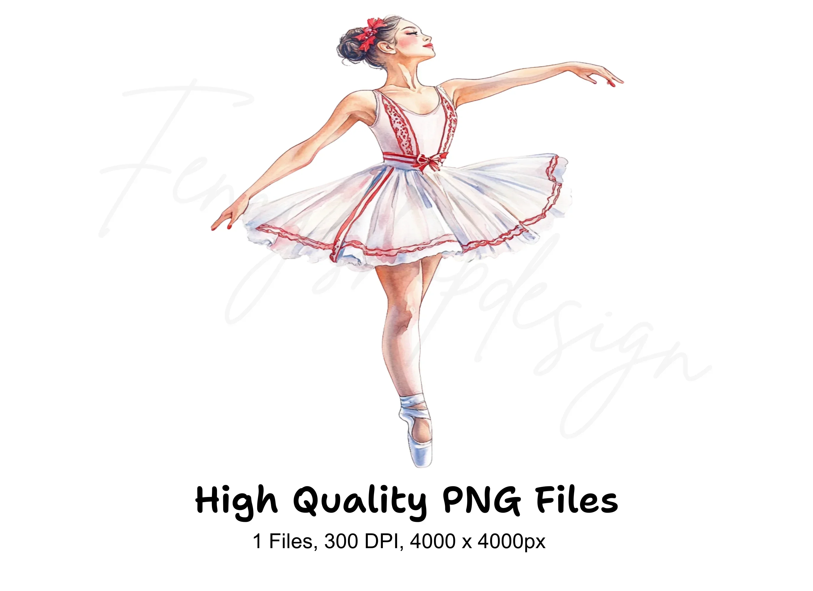 Elegant Ballerina Clipart Bundle