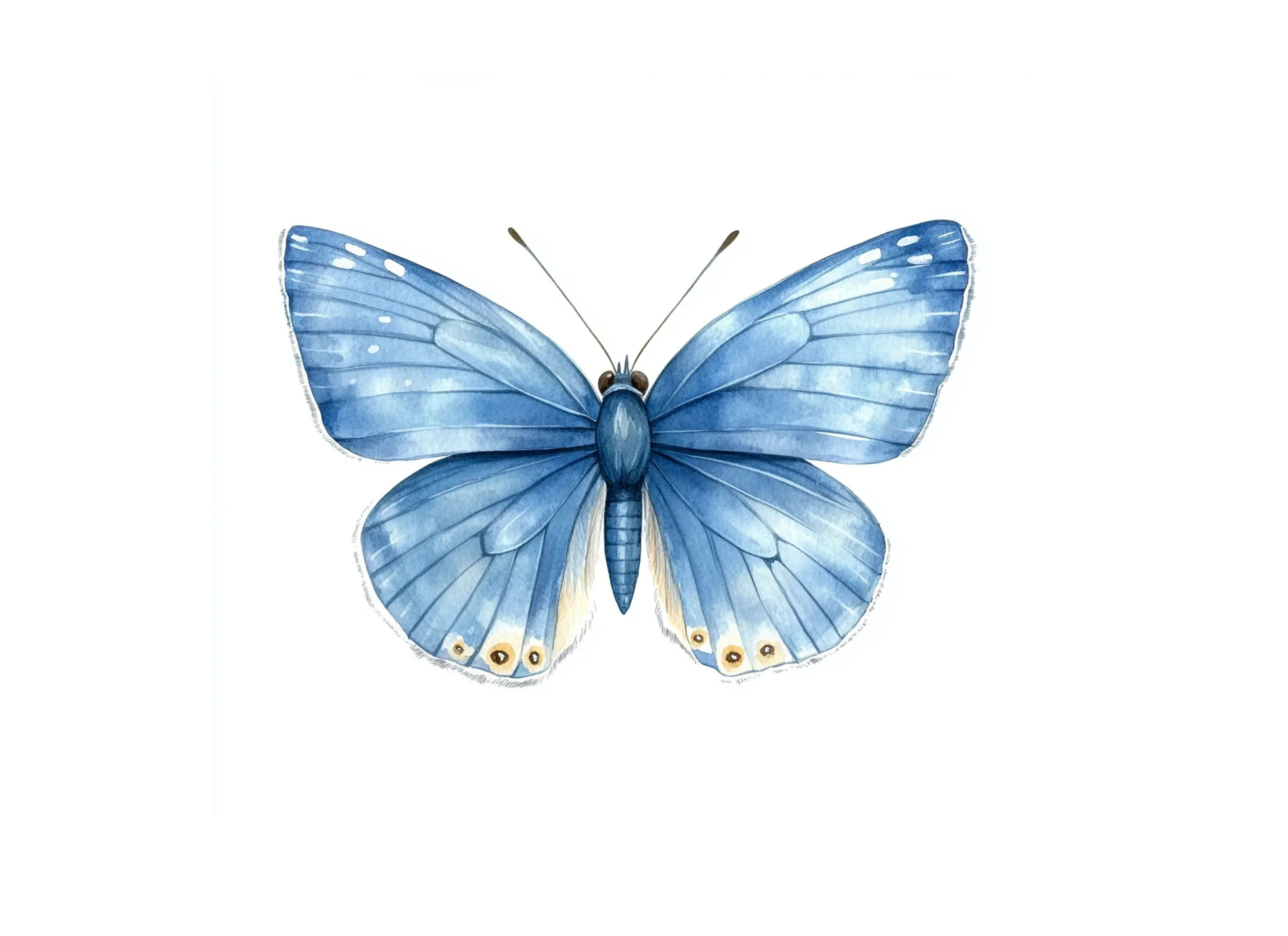 Elegant Blue Butterfly Clipart Bundle - Image 2