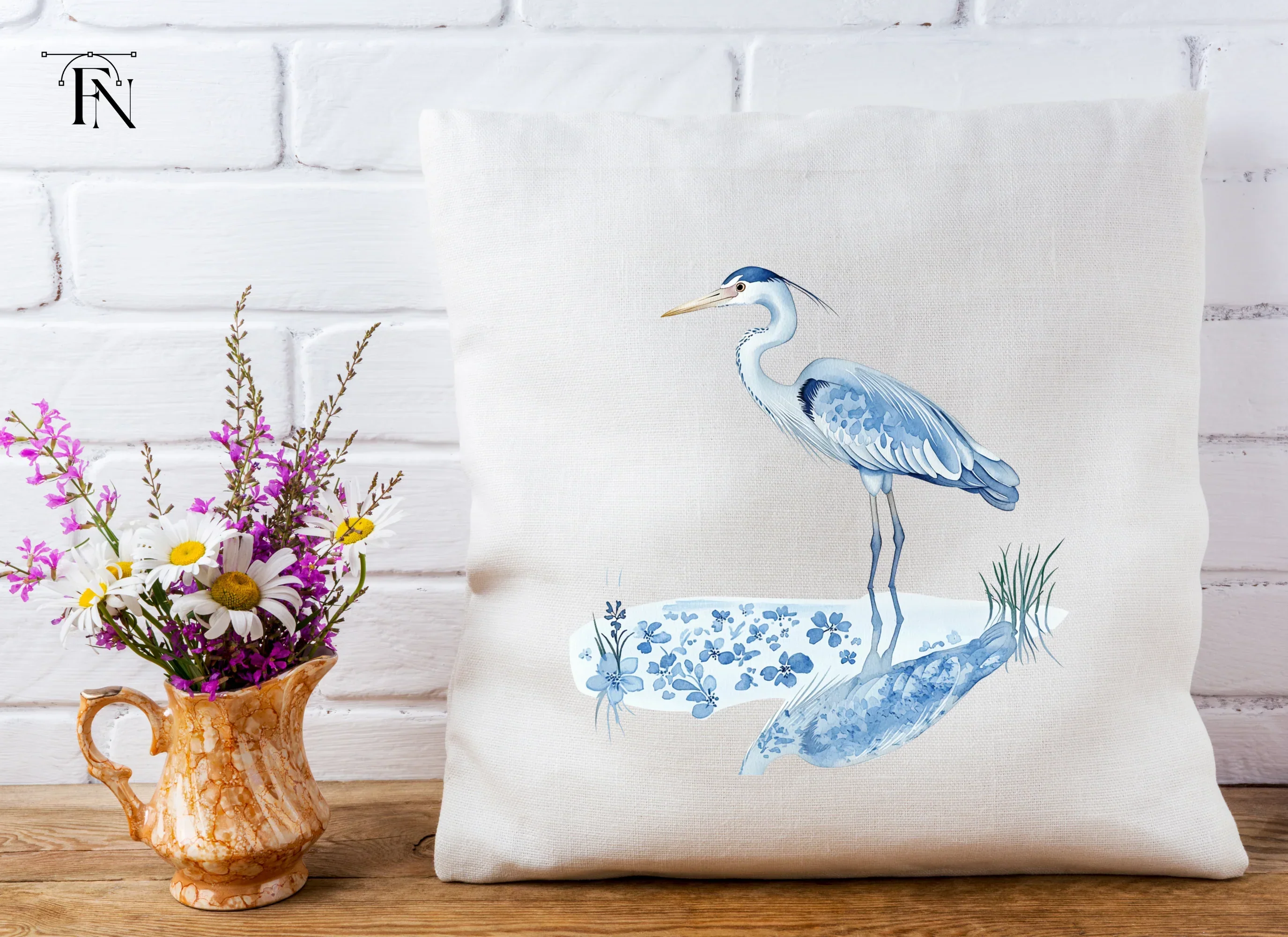 Elegant Blue Heron Clipart Bundle - Image 5