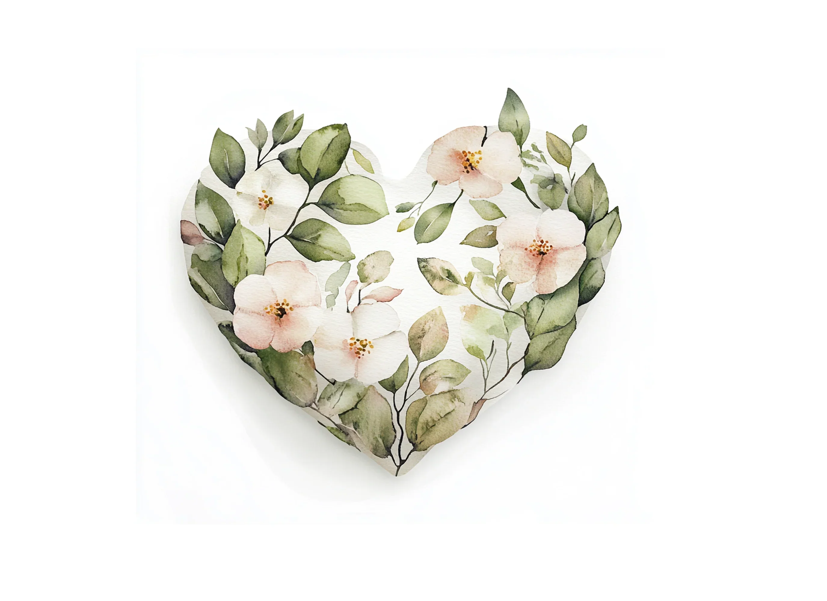 Elegant Botanical Heart Clipart Bundle - Image 2