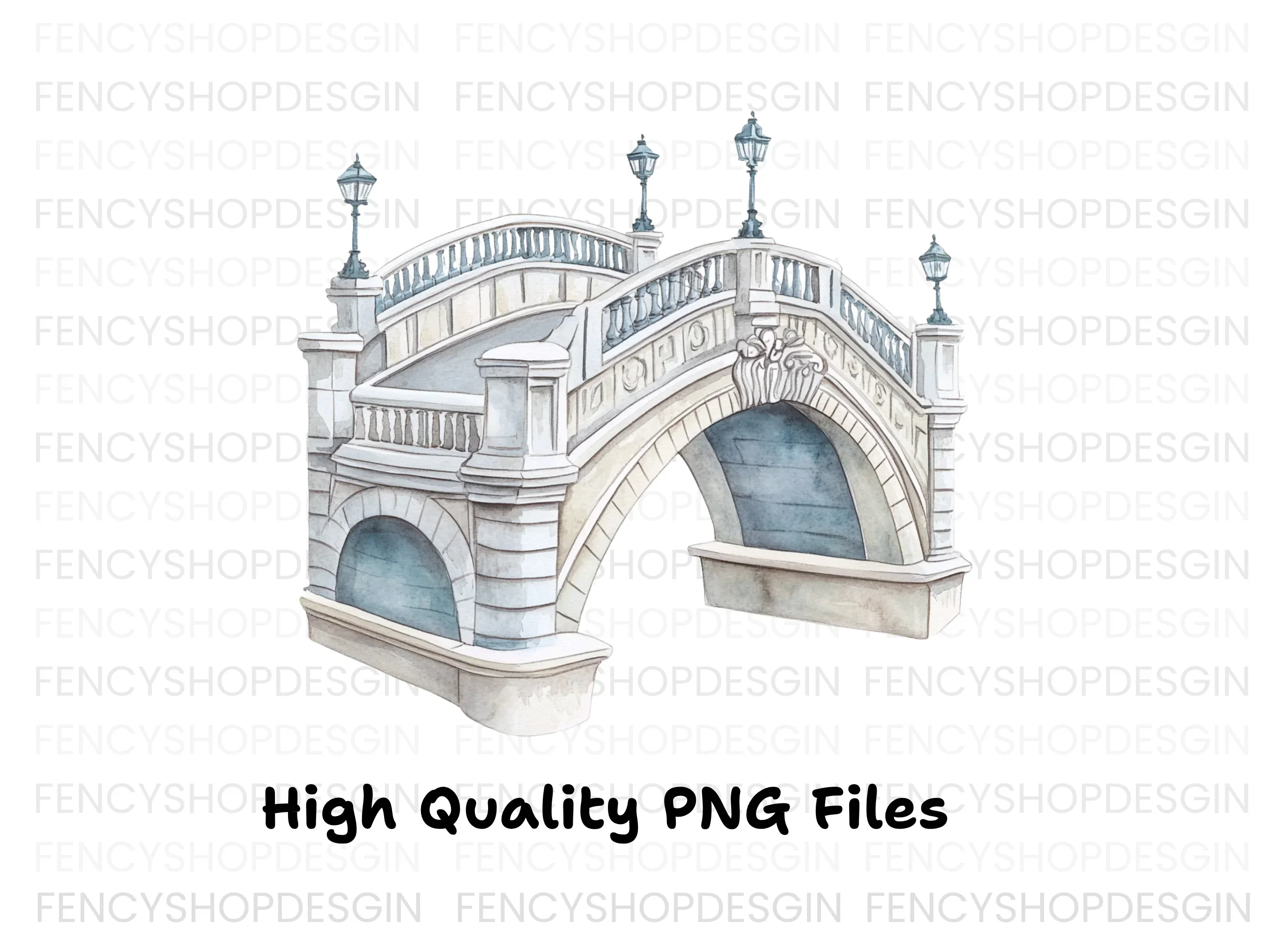Elegant Bridge Clipart Bundle - Image 2
