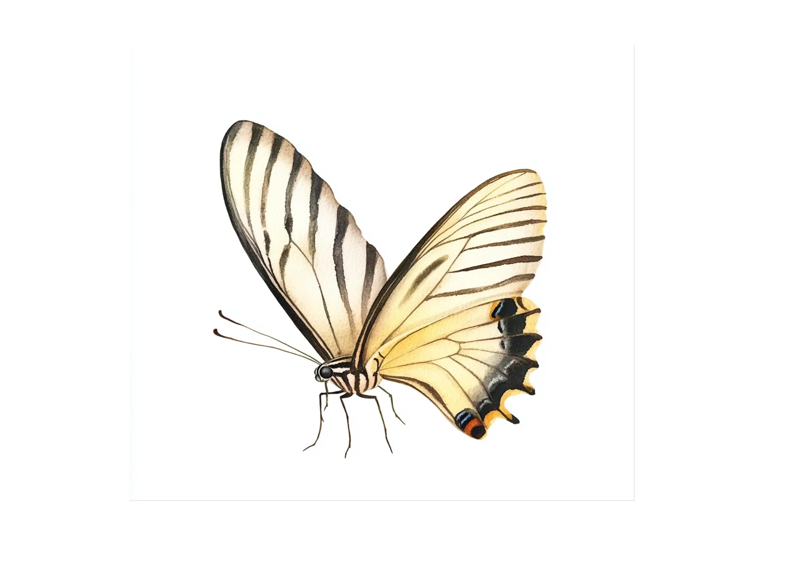 Elegant Butterfly Side View Clipart Bundle - Image 2