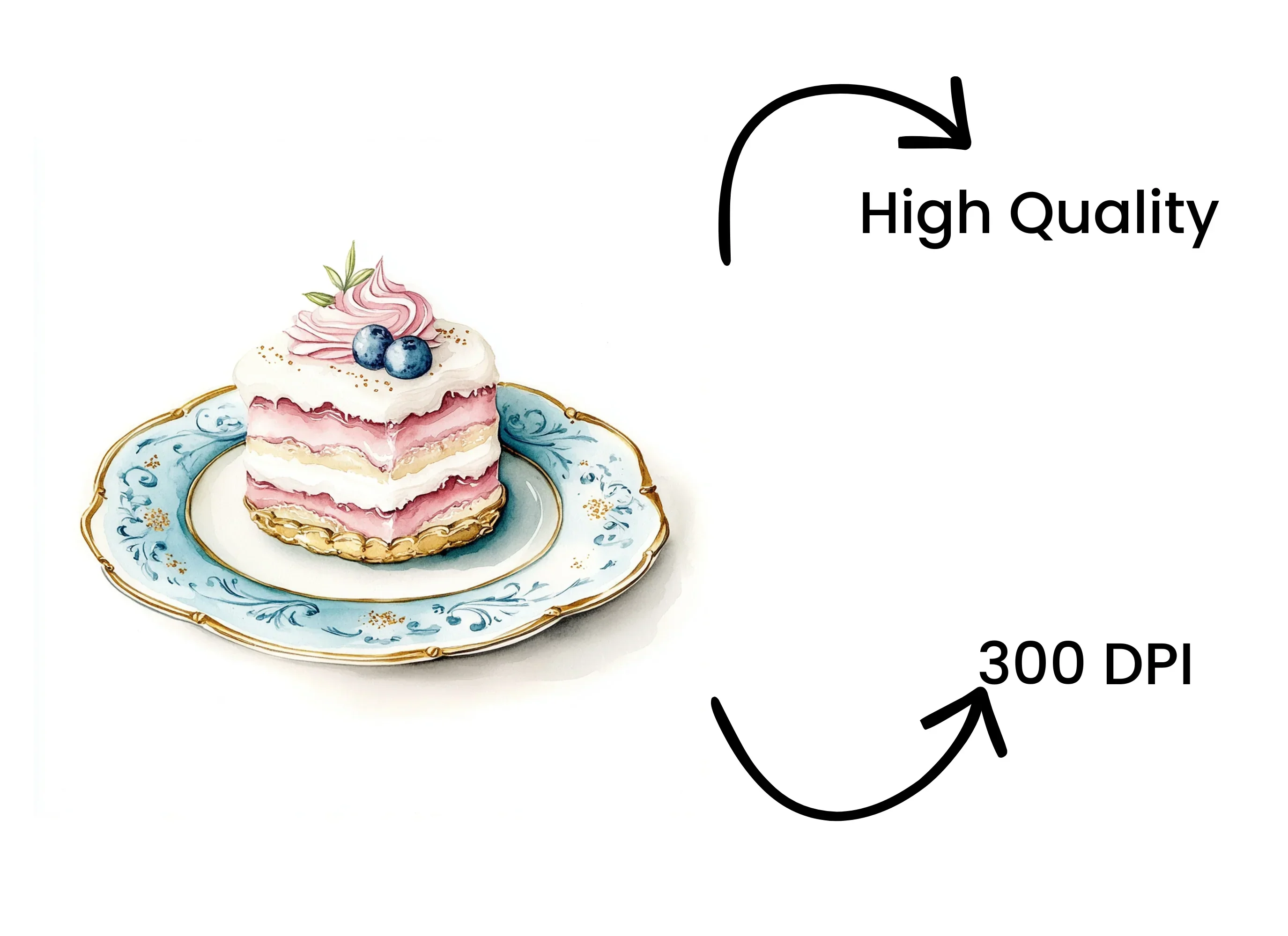 Elegant Cake Clipart Bundle - Image 4