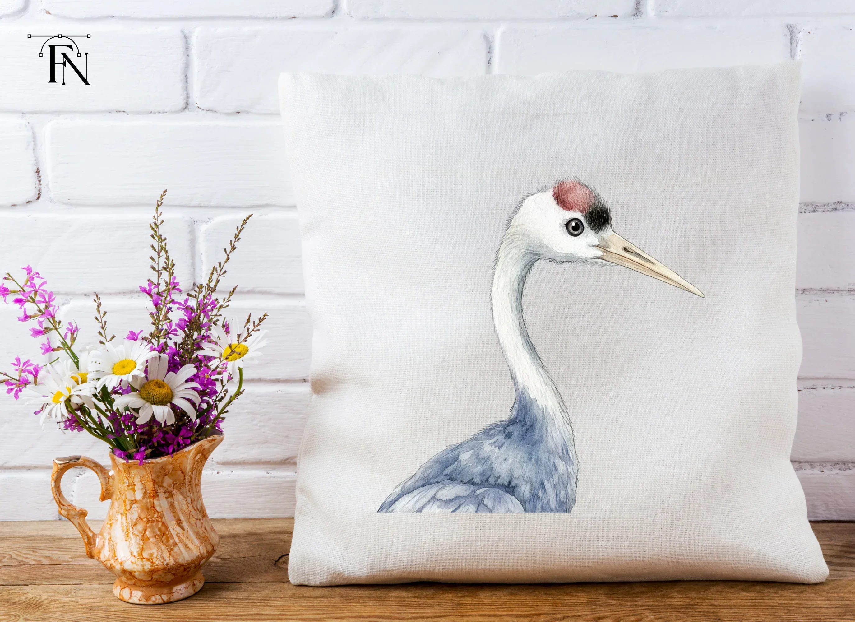 Elegant Crane Heads Clipart Bundle - Image 5