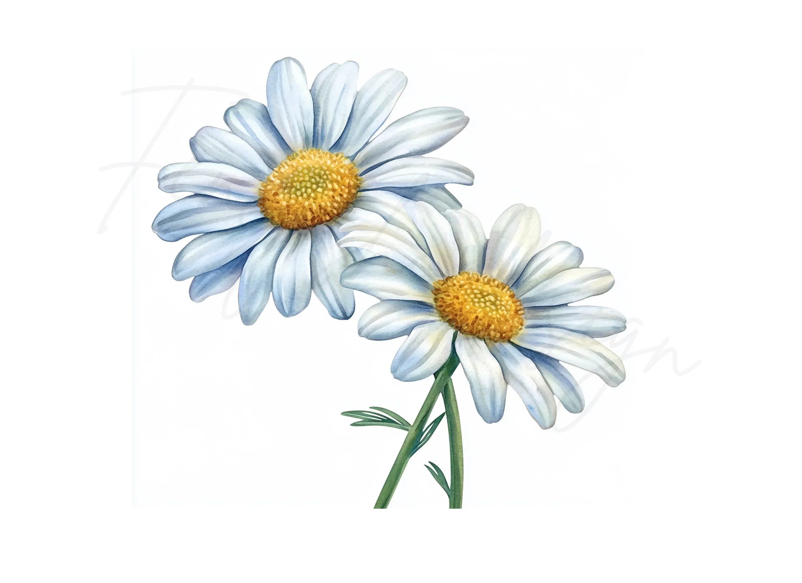 Elegant Daisy Flowers Clipart Bundle - Image 2