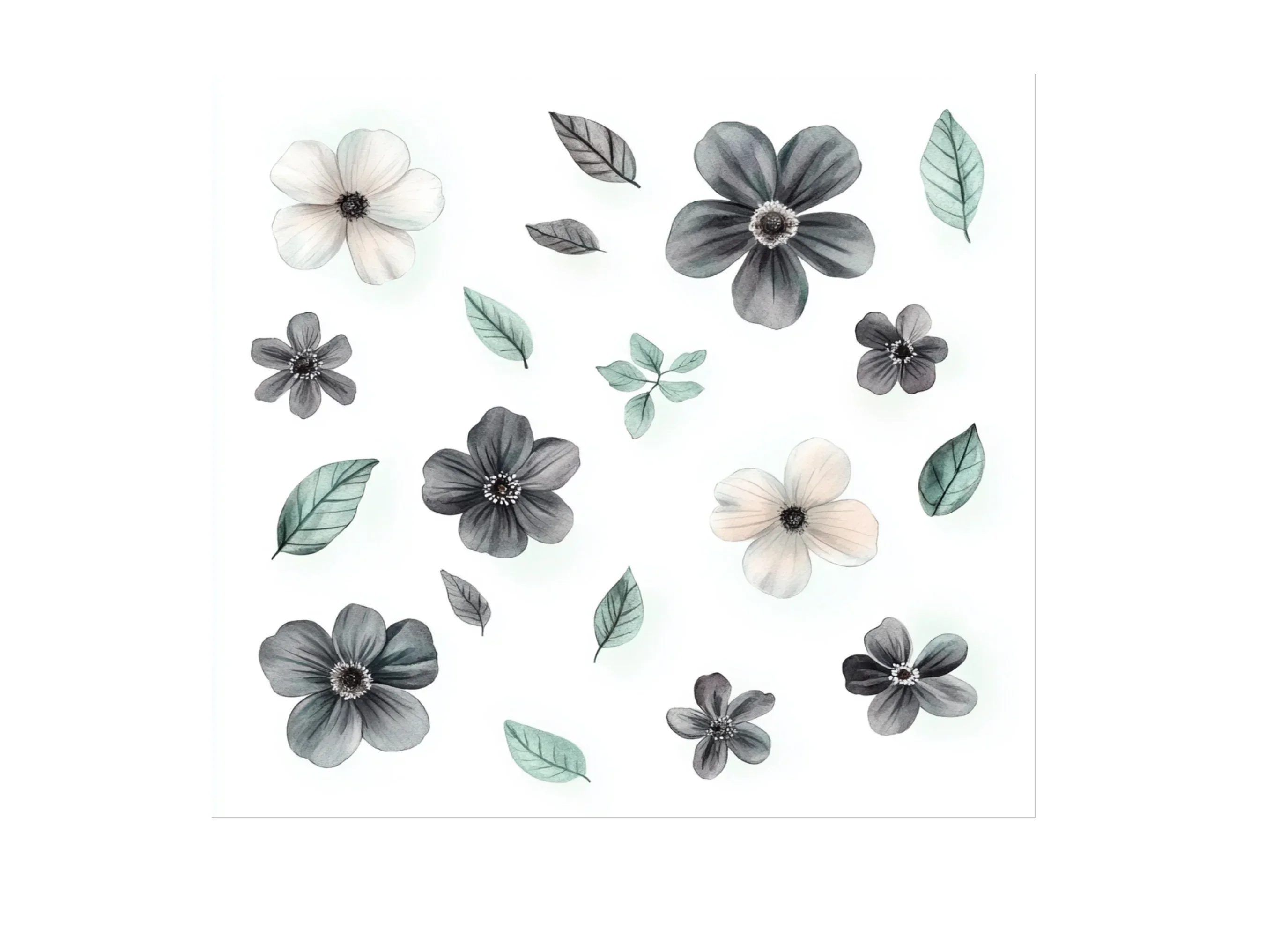 Elegant Floral Leaf Clipart Bundle - Image 3