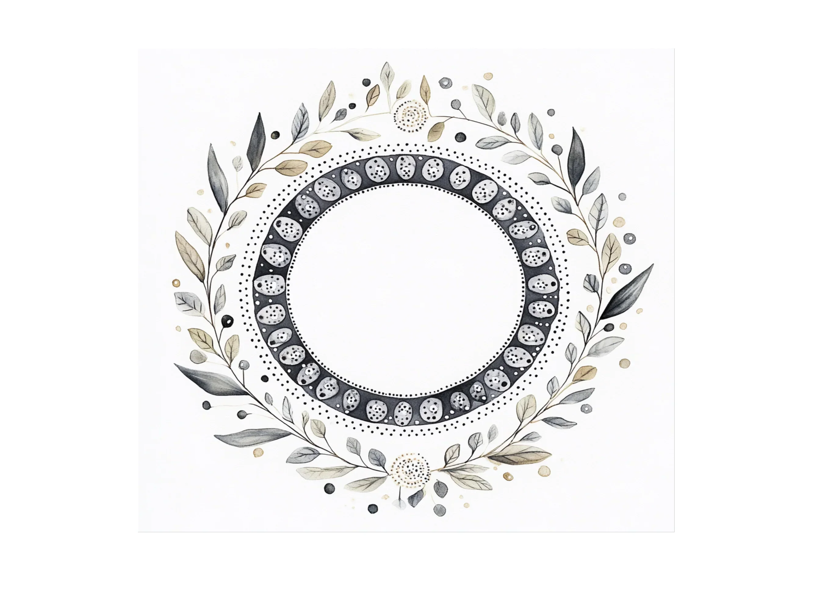 Elegant Floral Wreaths Clipart Bundle - Image 2
