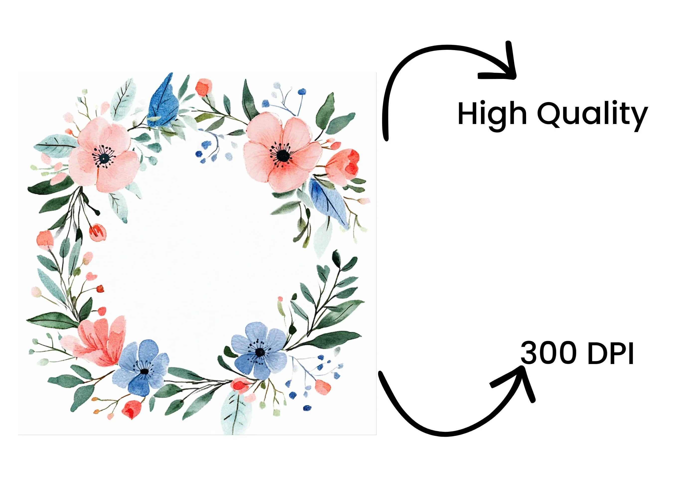 Elegant Floral Wreaths Clipart Bundle - Image 4