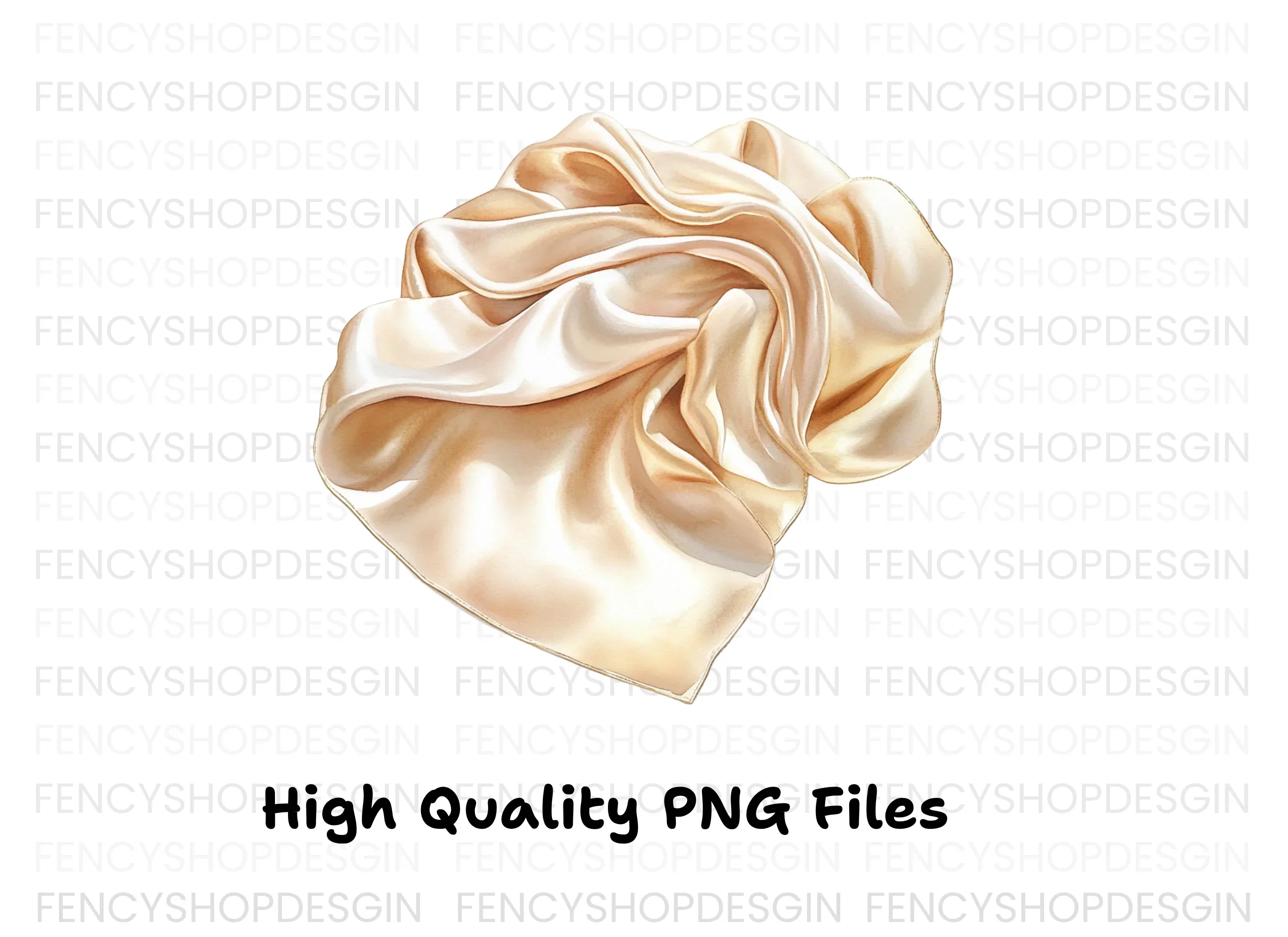 Elegant Flowing Silk Fabric Clipart Bundle - Image 2