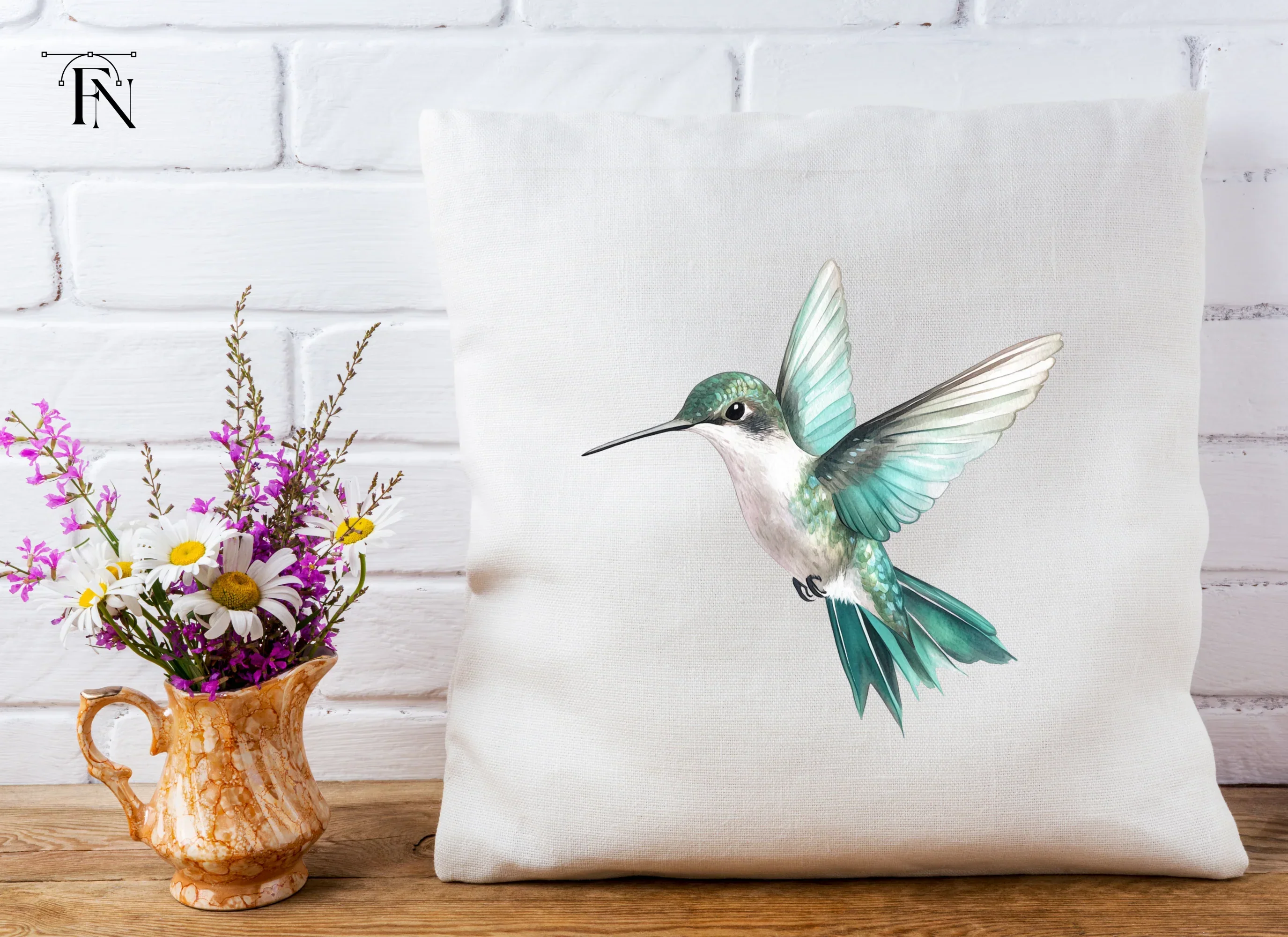 Elegant Flying Hummingbird Clipart Bundle - Image 5