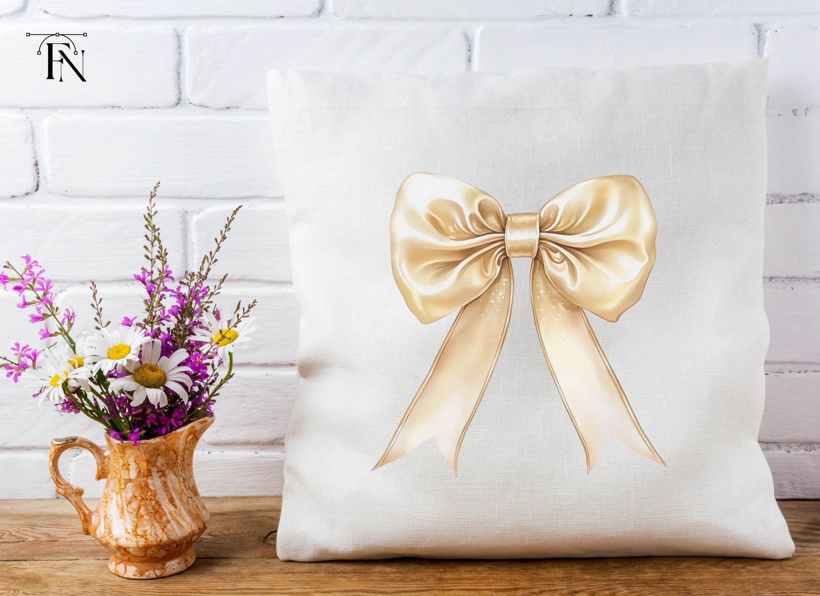 Elegant Gold Bows Clipart Bundle - Image 5