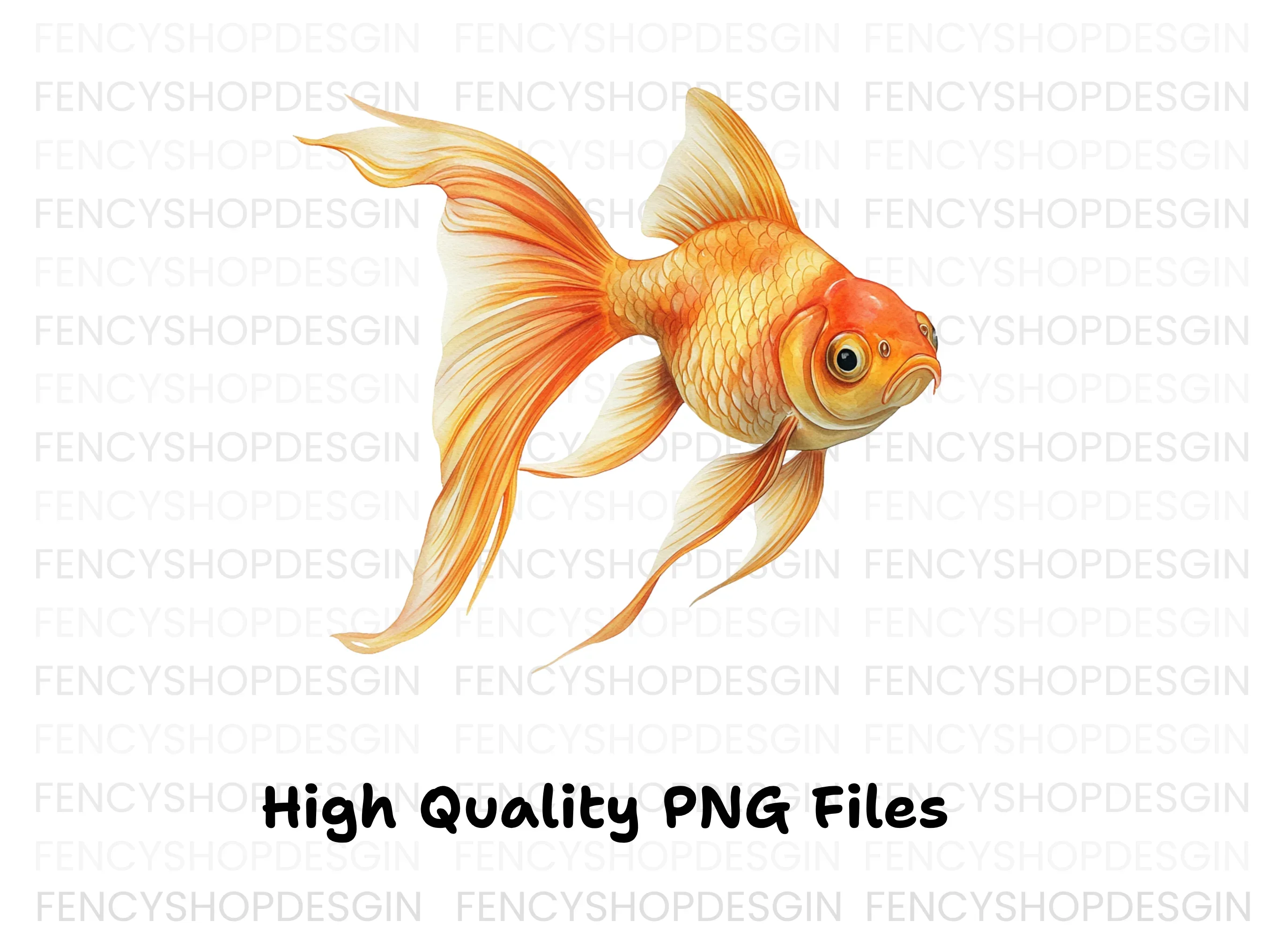 Elegant Goldfish Clipart Bundle - Image 2