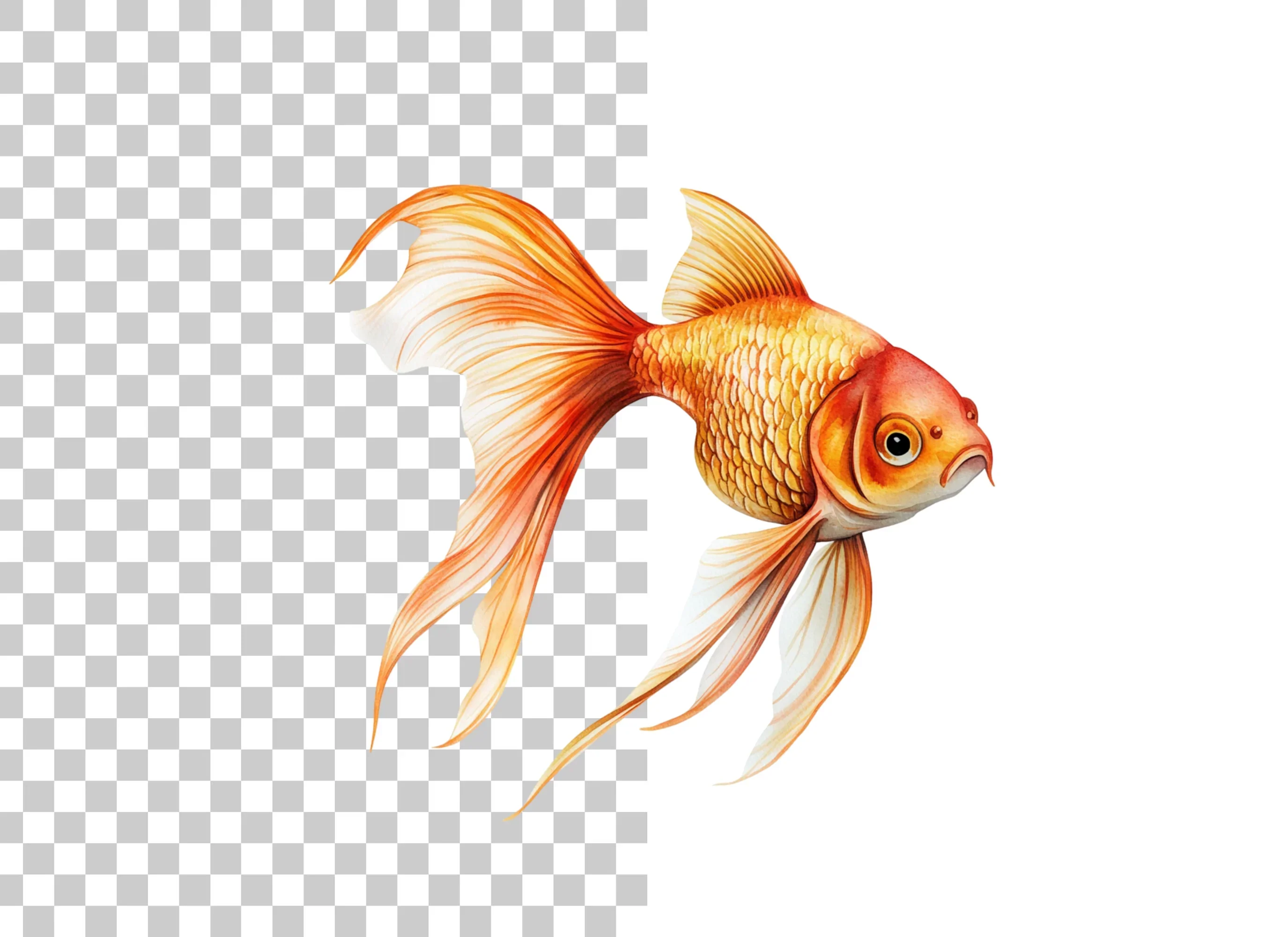Elegant Goldfish Clipart Bundle - Image 3