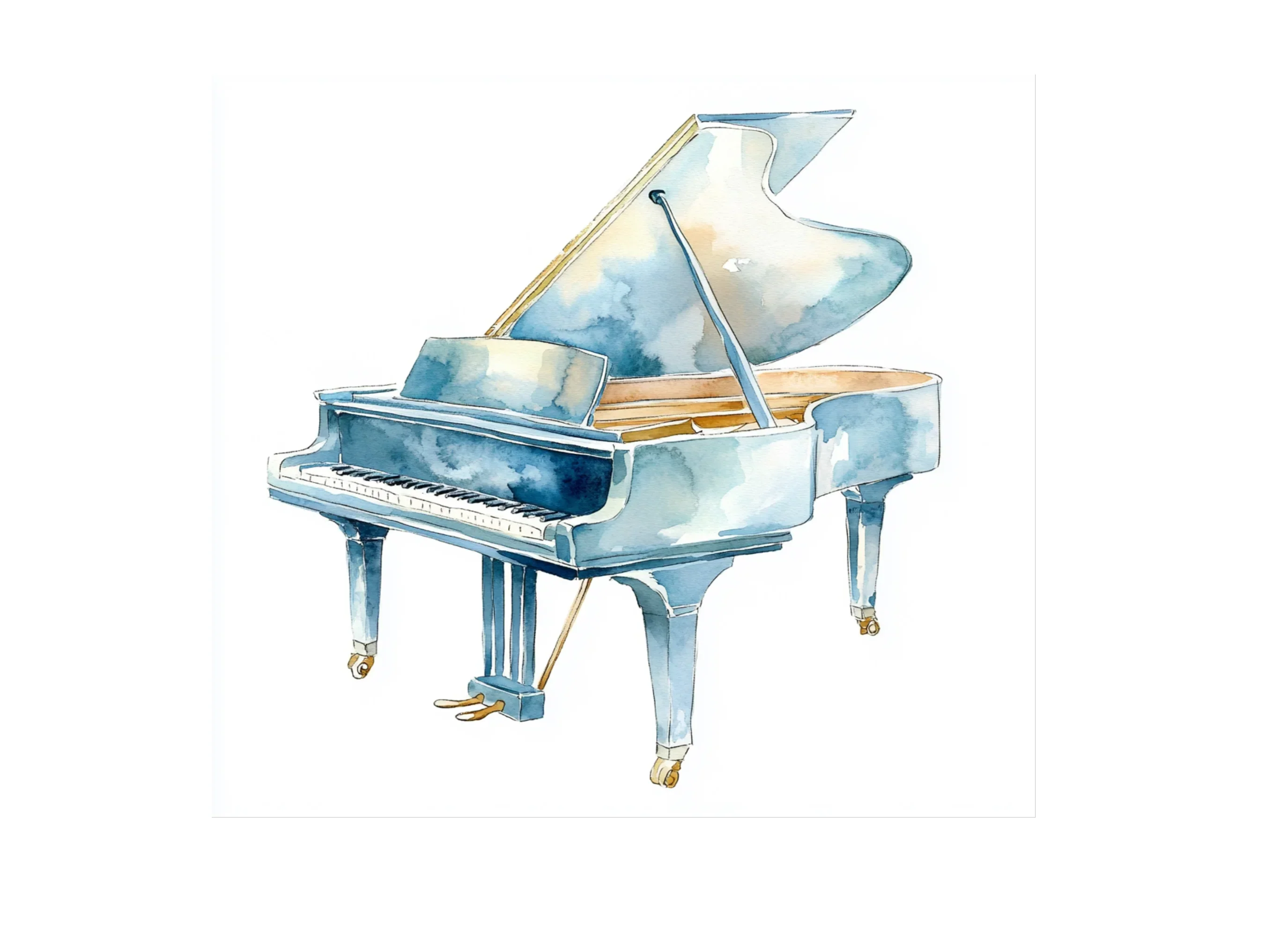 Elegant Grand Piano Clipart Bundle - Image 3