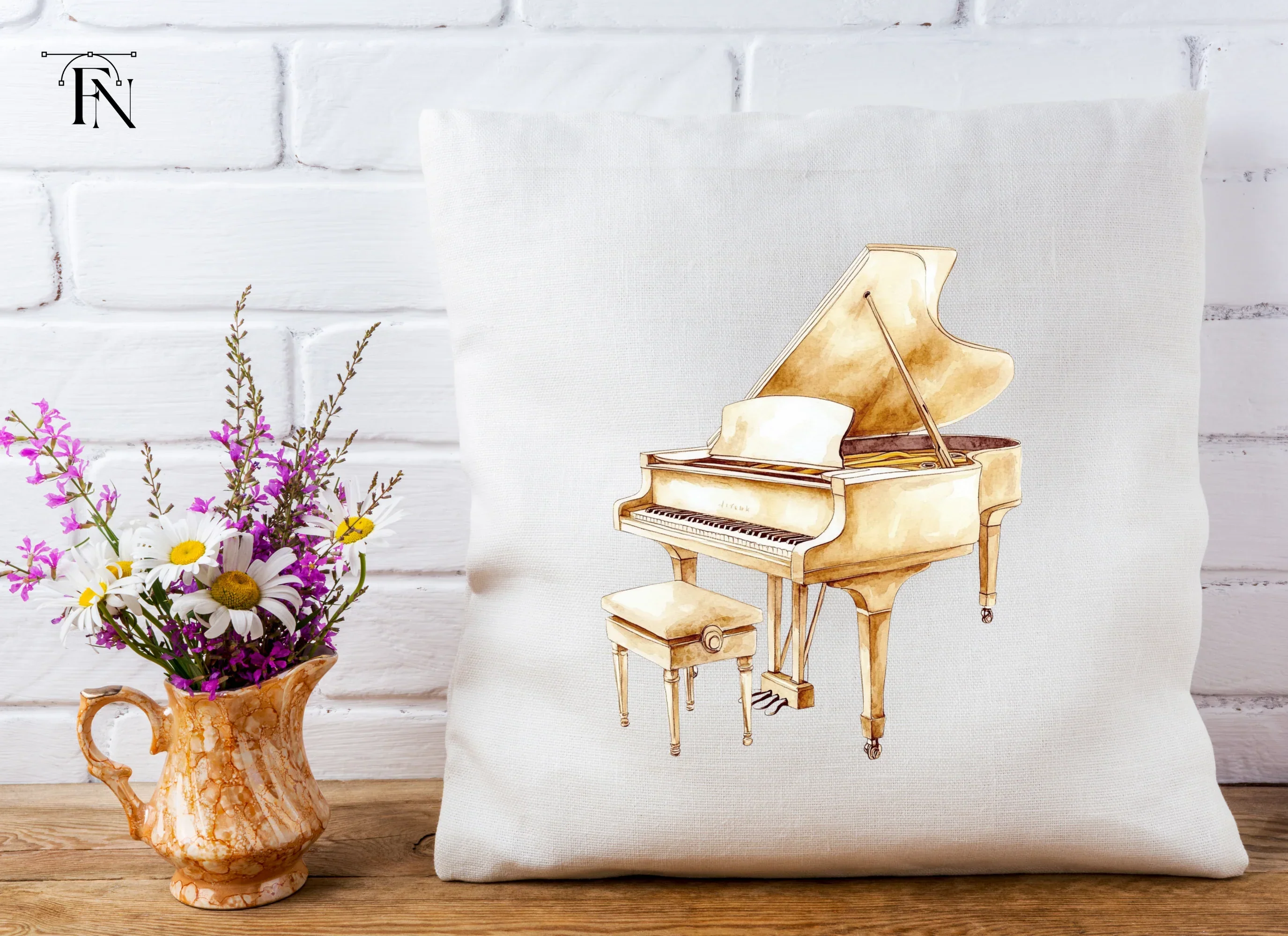 Elegant Grand Piano Clipart Bundle - Image 3
