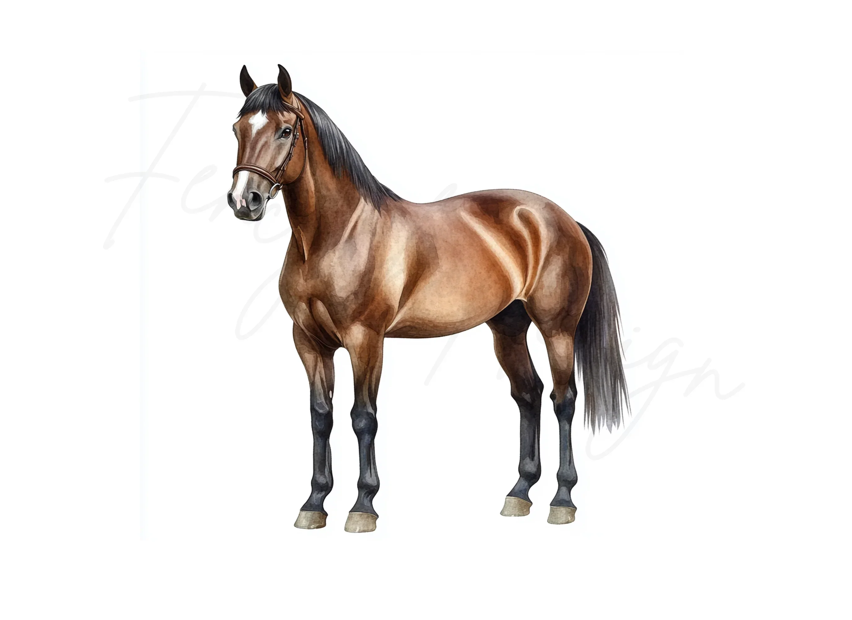 Elegant Horse Breeds Clipart Bundle - Image 2
