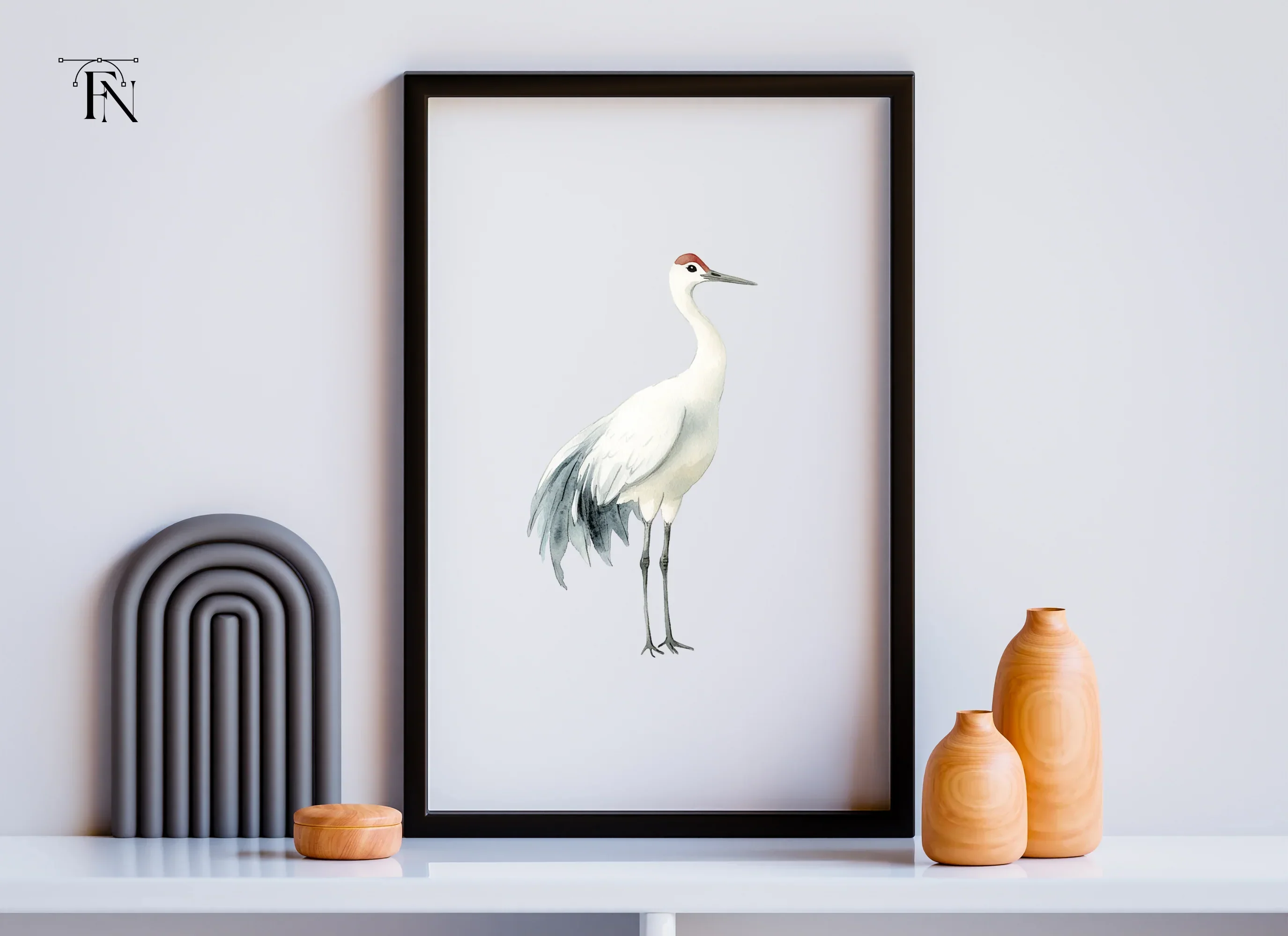 Elegant Japanese Crane Clipart Bundle - Image 6