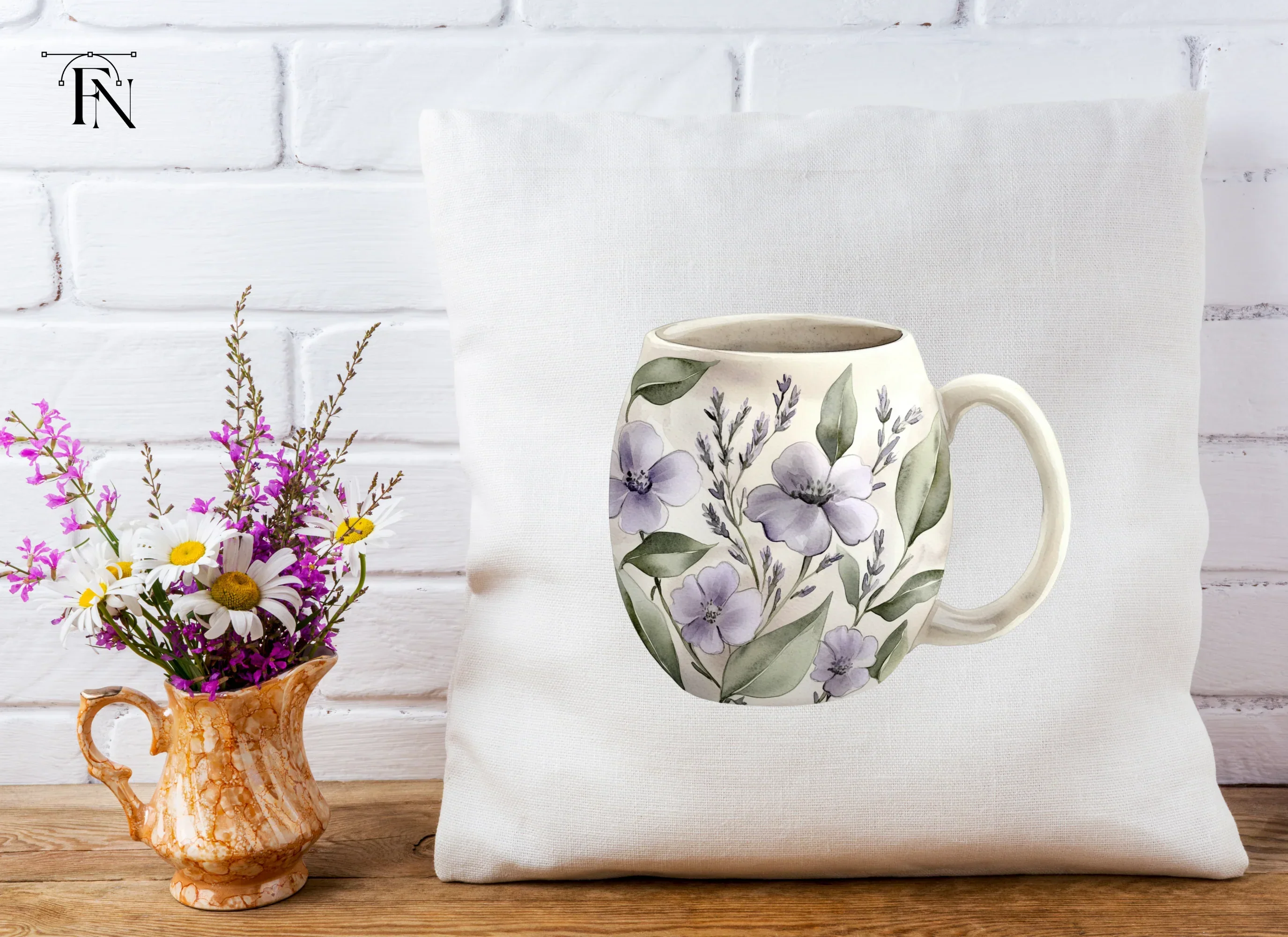Elegant Lavender Floral Clipart Bundle - Image 5