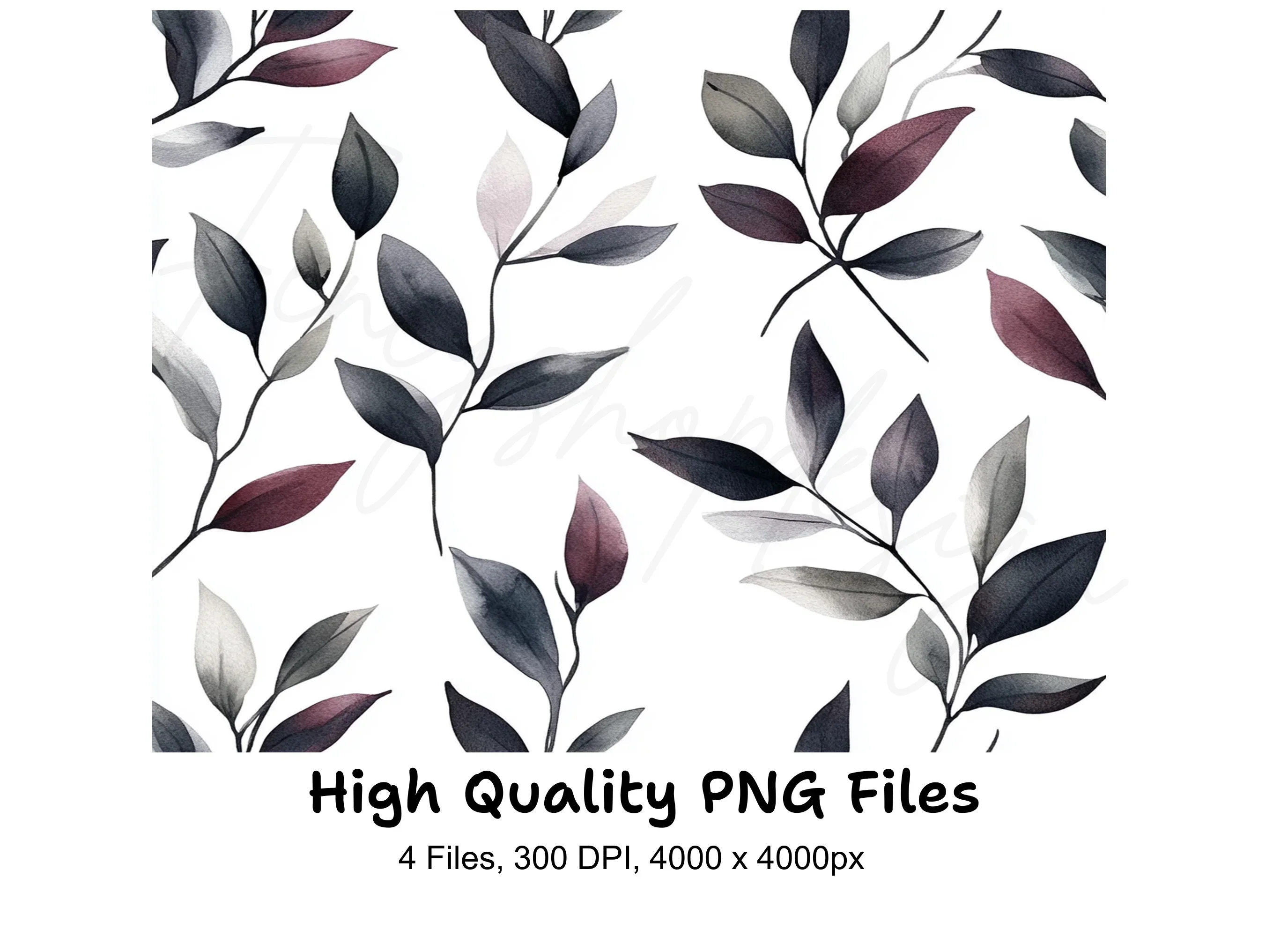 Elegant Leaves Clipart Bundle