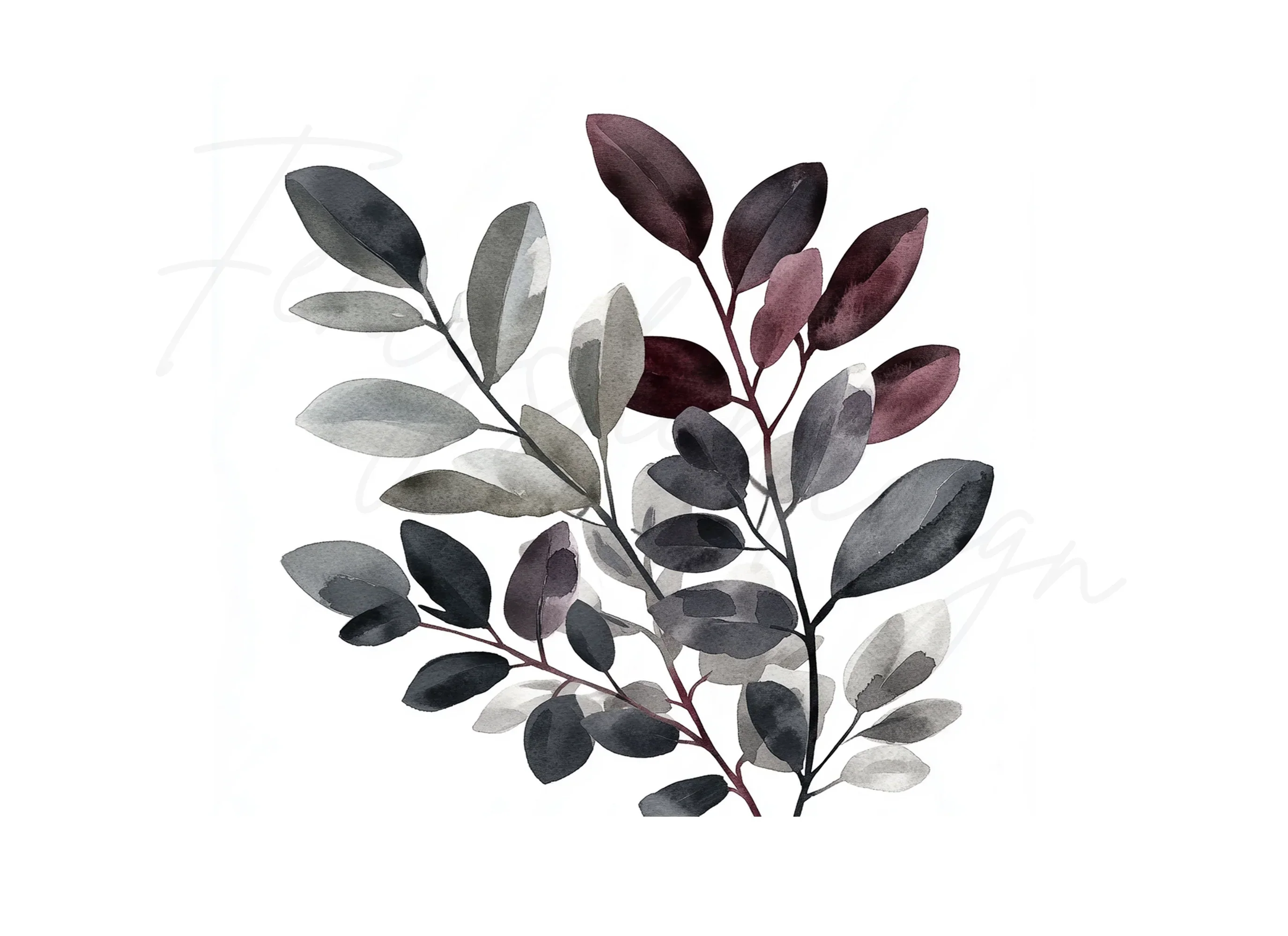 Elegant Leaves Clipart Bundle - Image 2