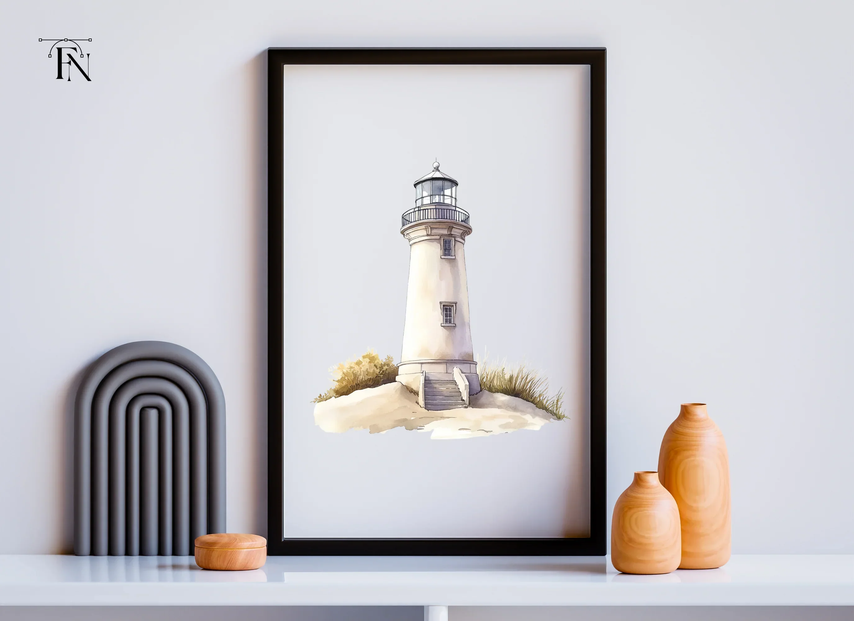 Elegant Lighthouse Clipart Bundle - Image 6
