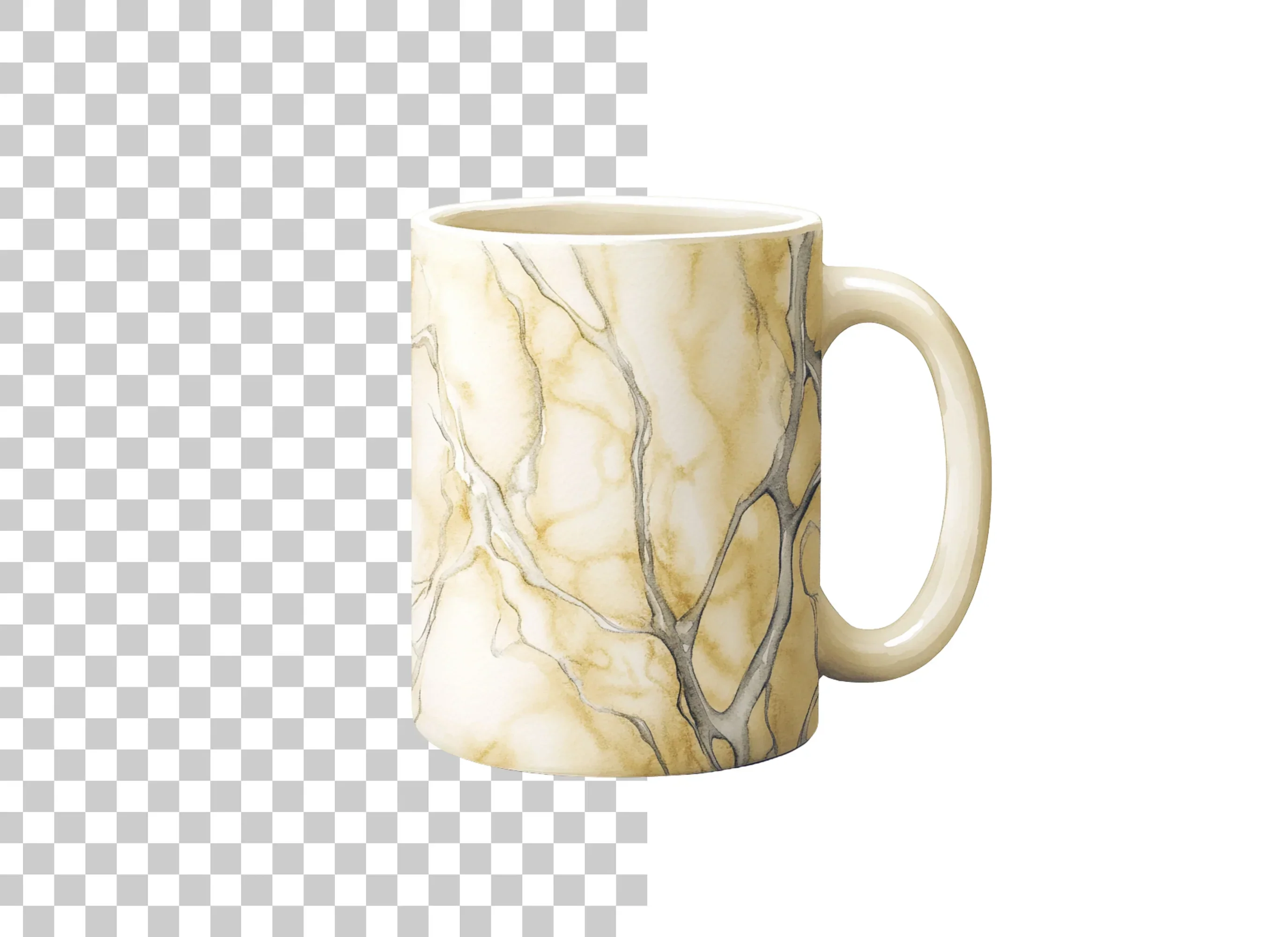 Elegant Marble Texture Clipart Bundle - Image 2