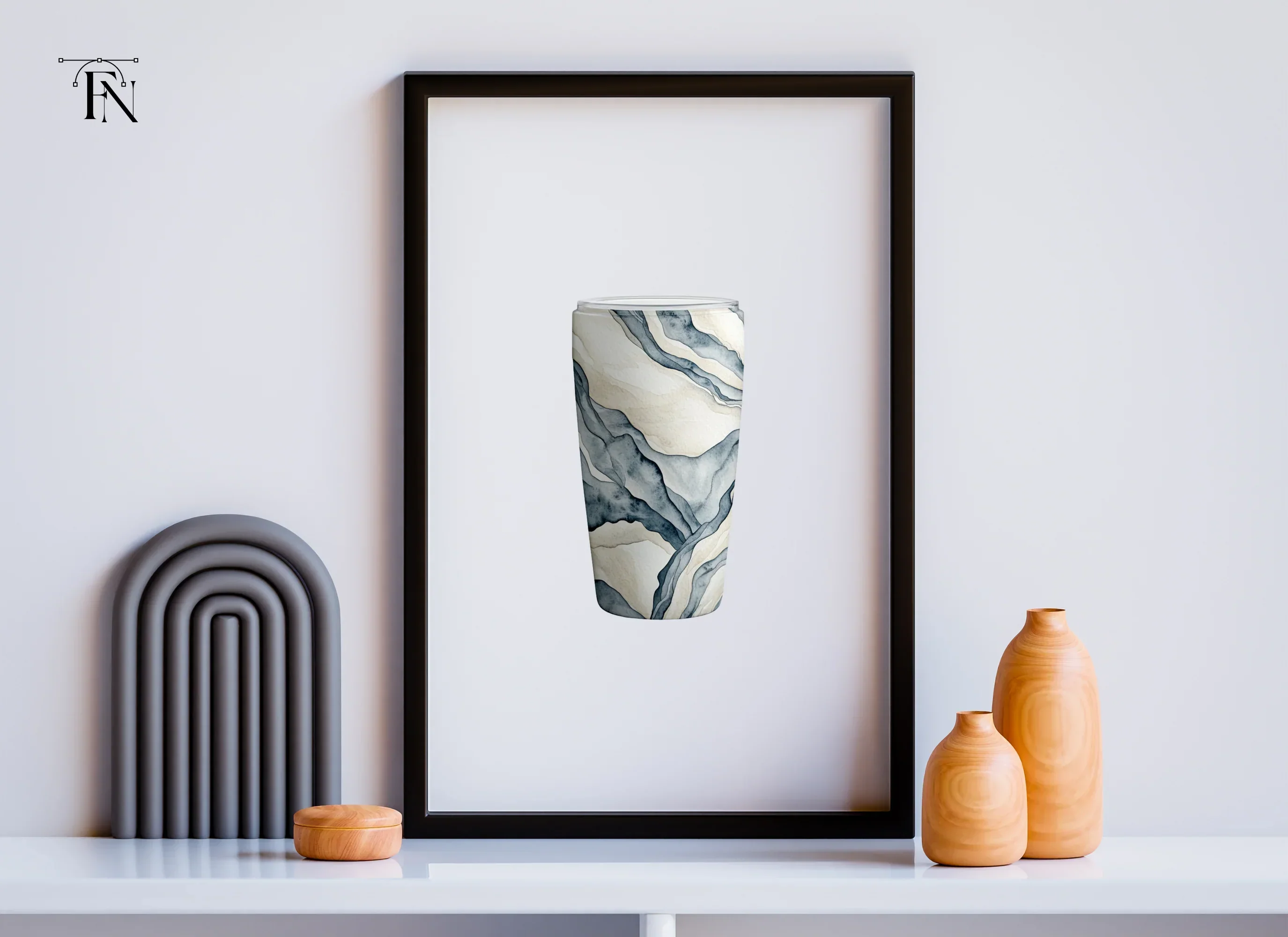 Elegant Marble Tumbler Clipart Bundle - Image 6