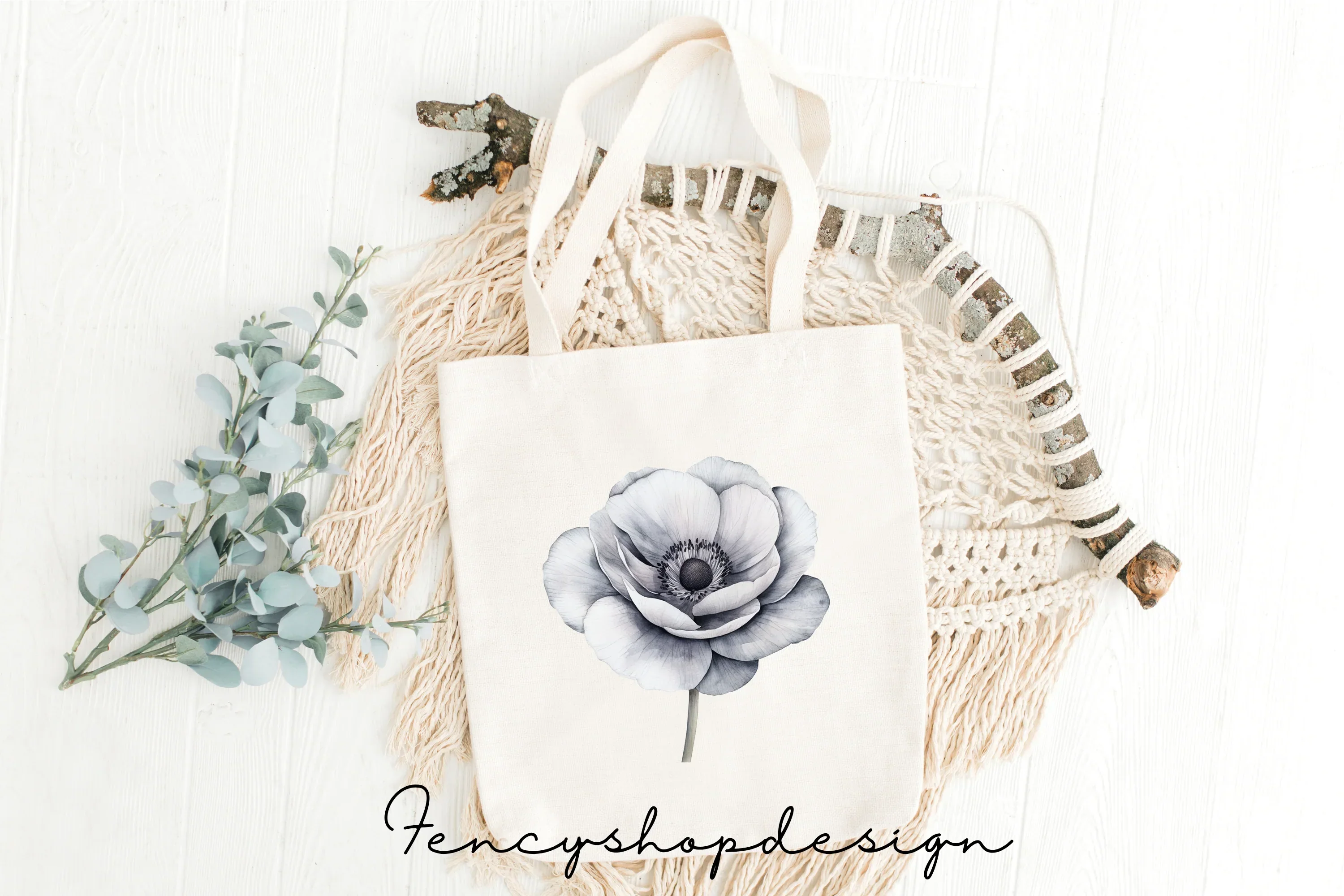 Elegant Muted Floral Clipart Bundle - Image 2
