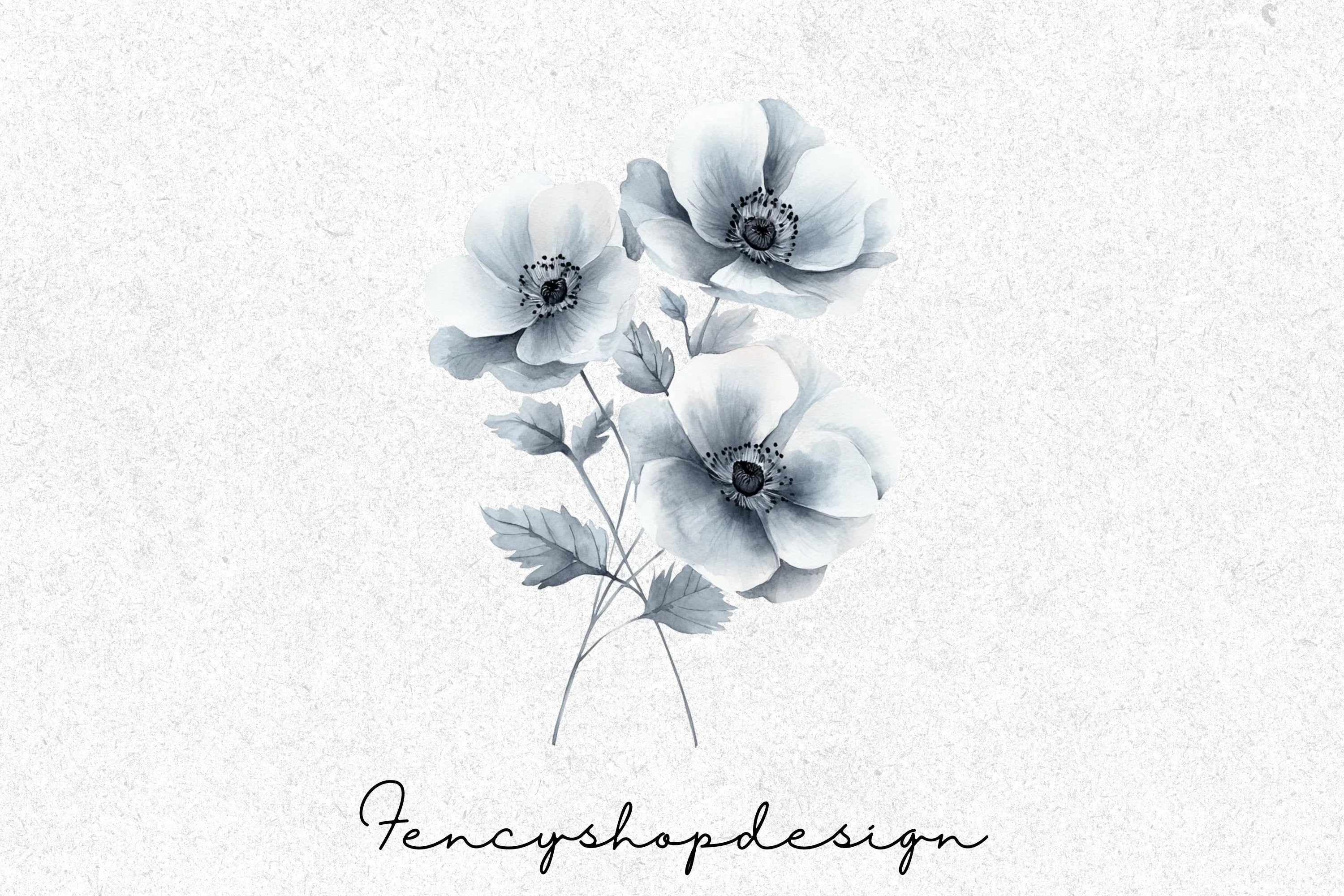 Elegant Muted Floral Clipart Bundle - Image 6