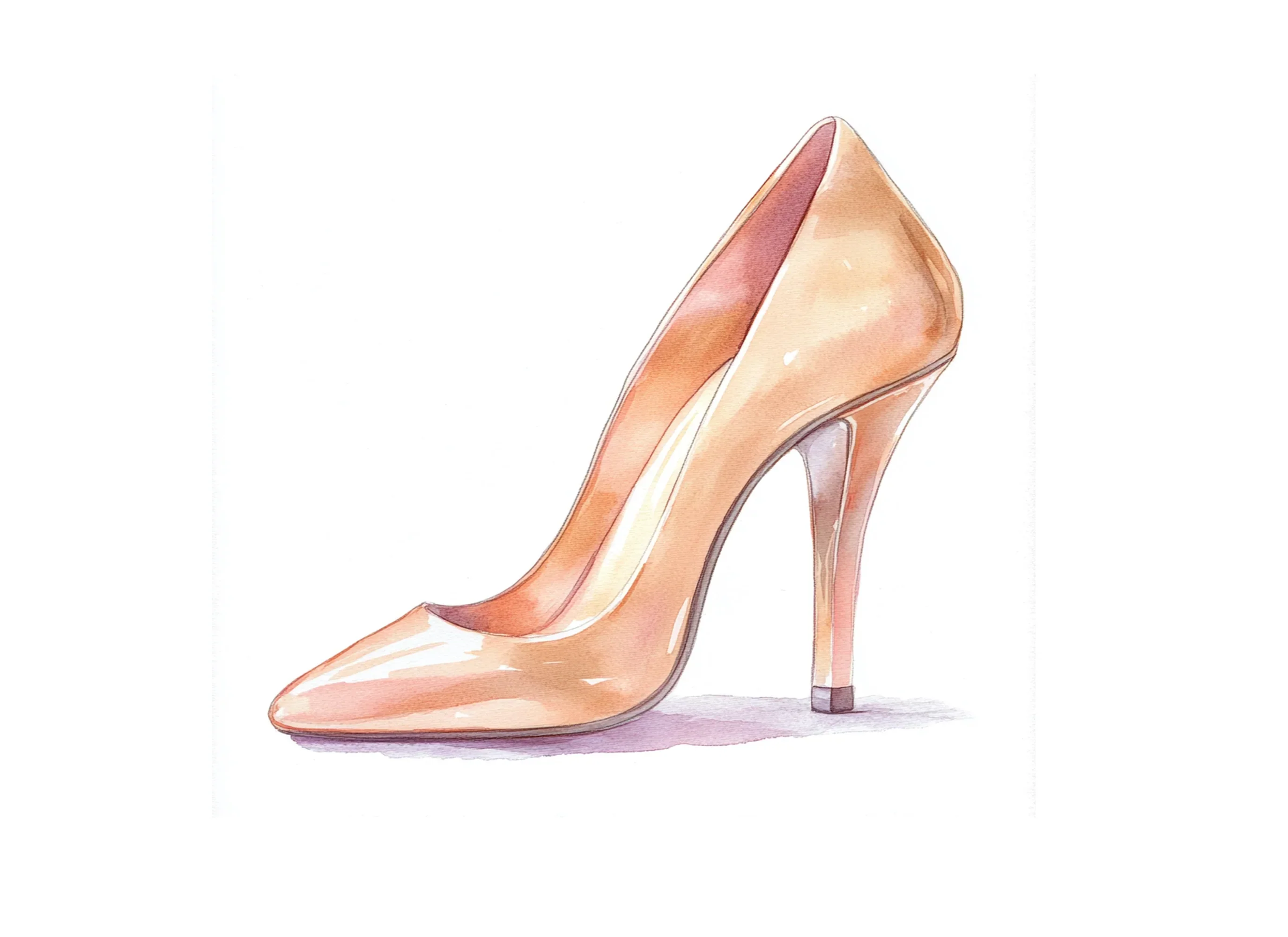 Elegant Nude High Heels Clipart Bundle - Image 2