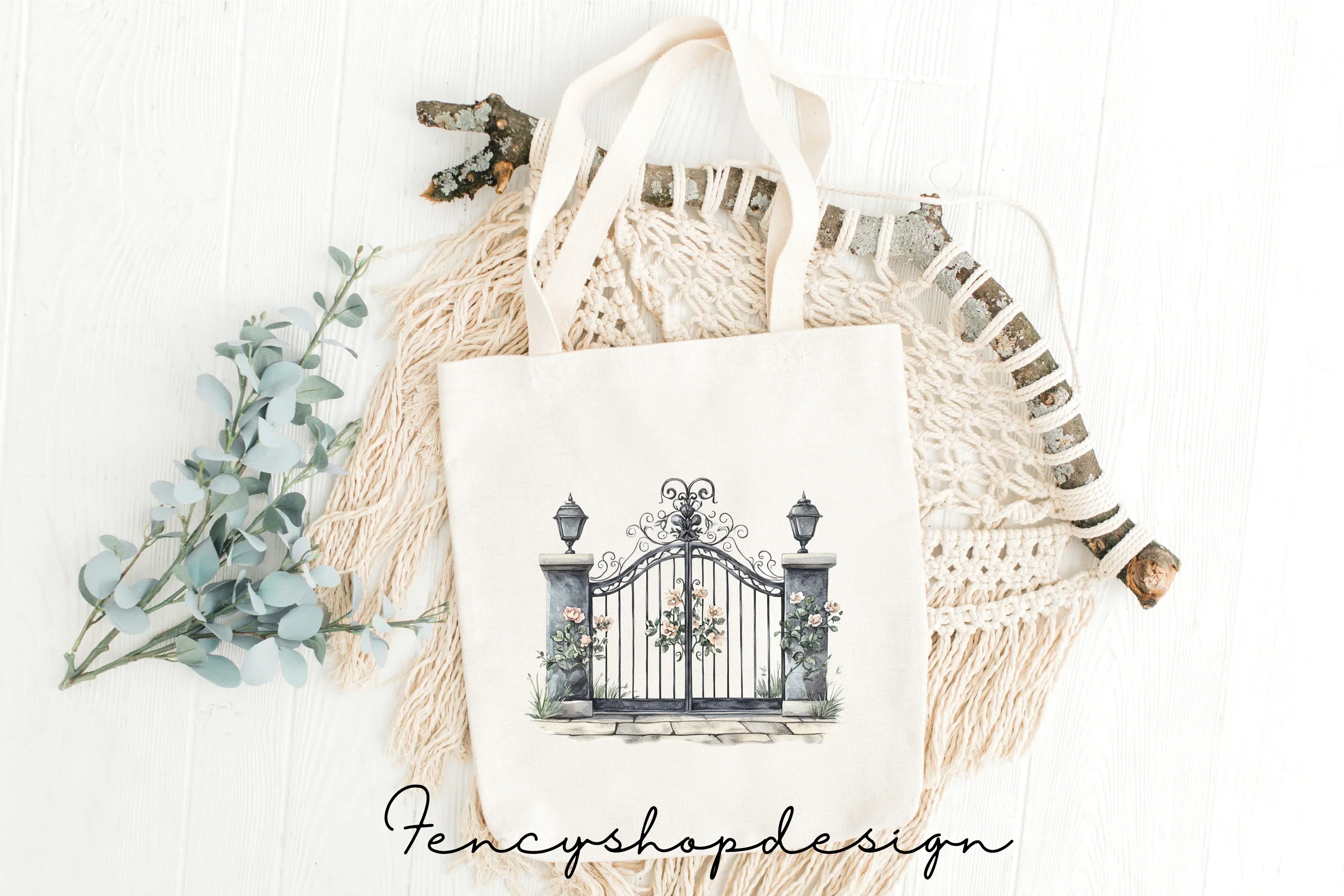 Elegant Ornate Gates Clipart Bundle - Image 8