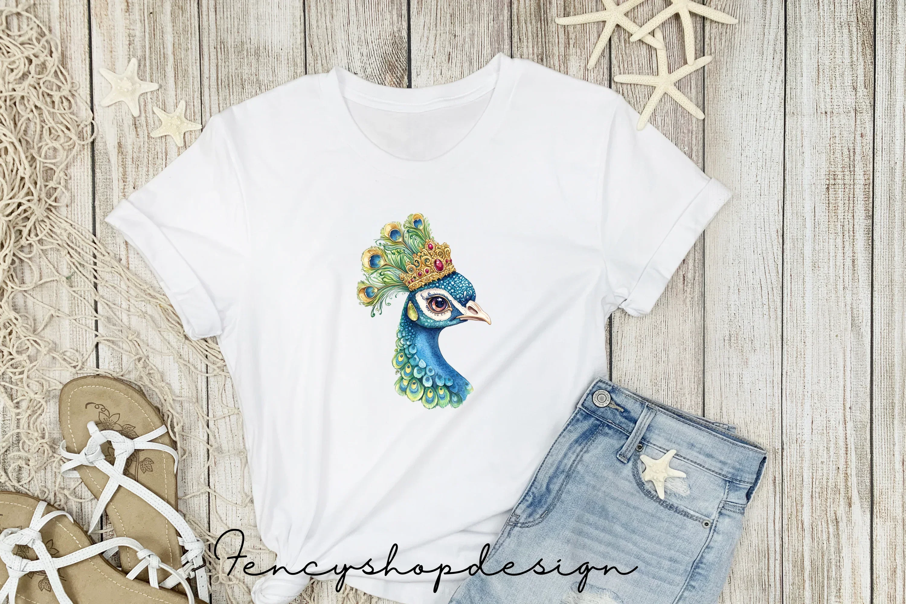 Elegant Peacock Feather Clipart Bundle - Image 5
