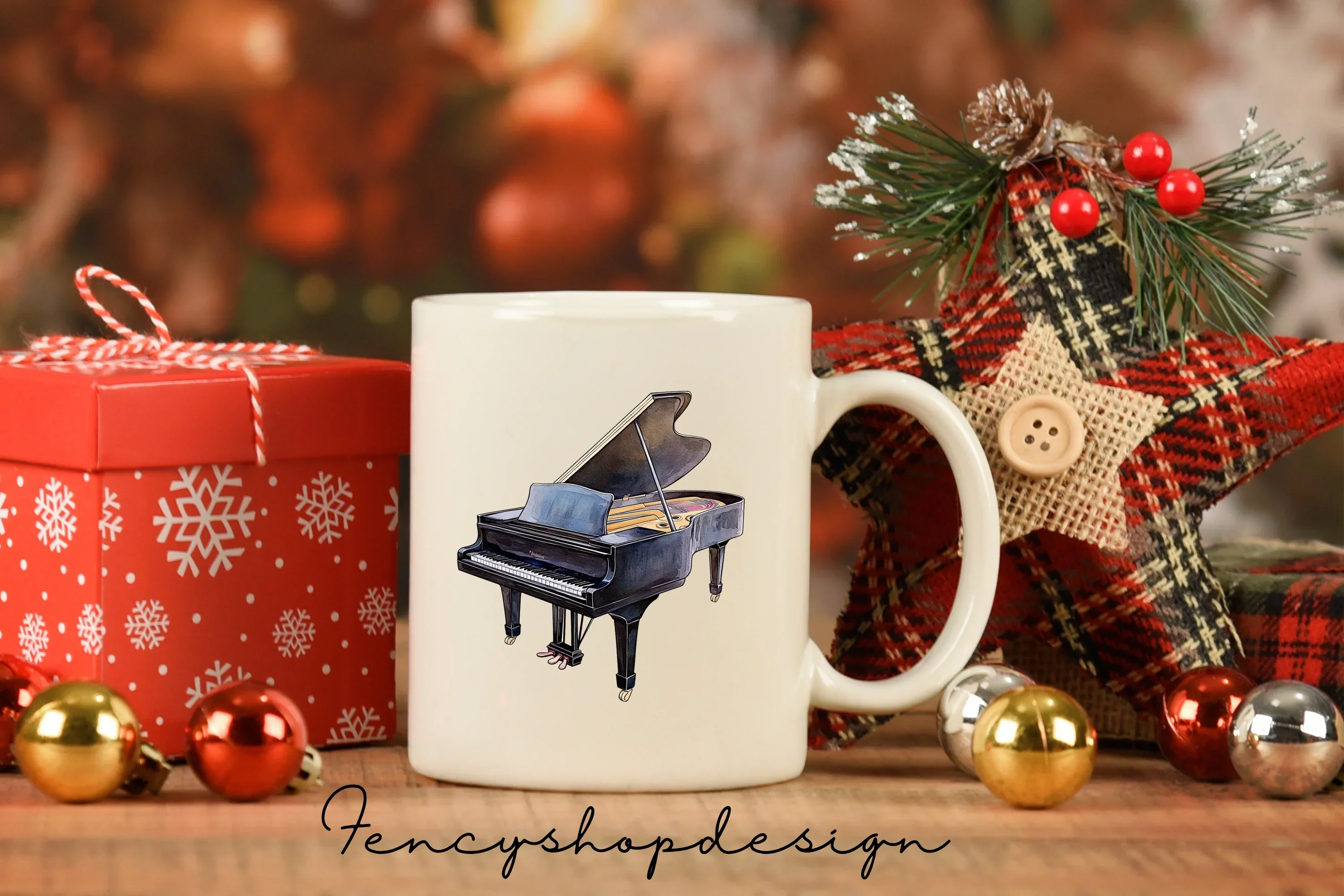 Elegant Piano Clipart Bundle - Image 5