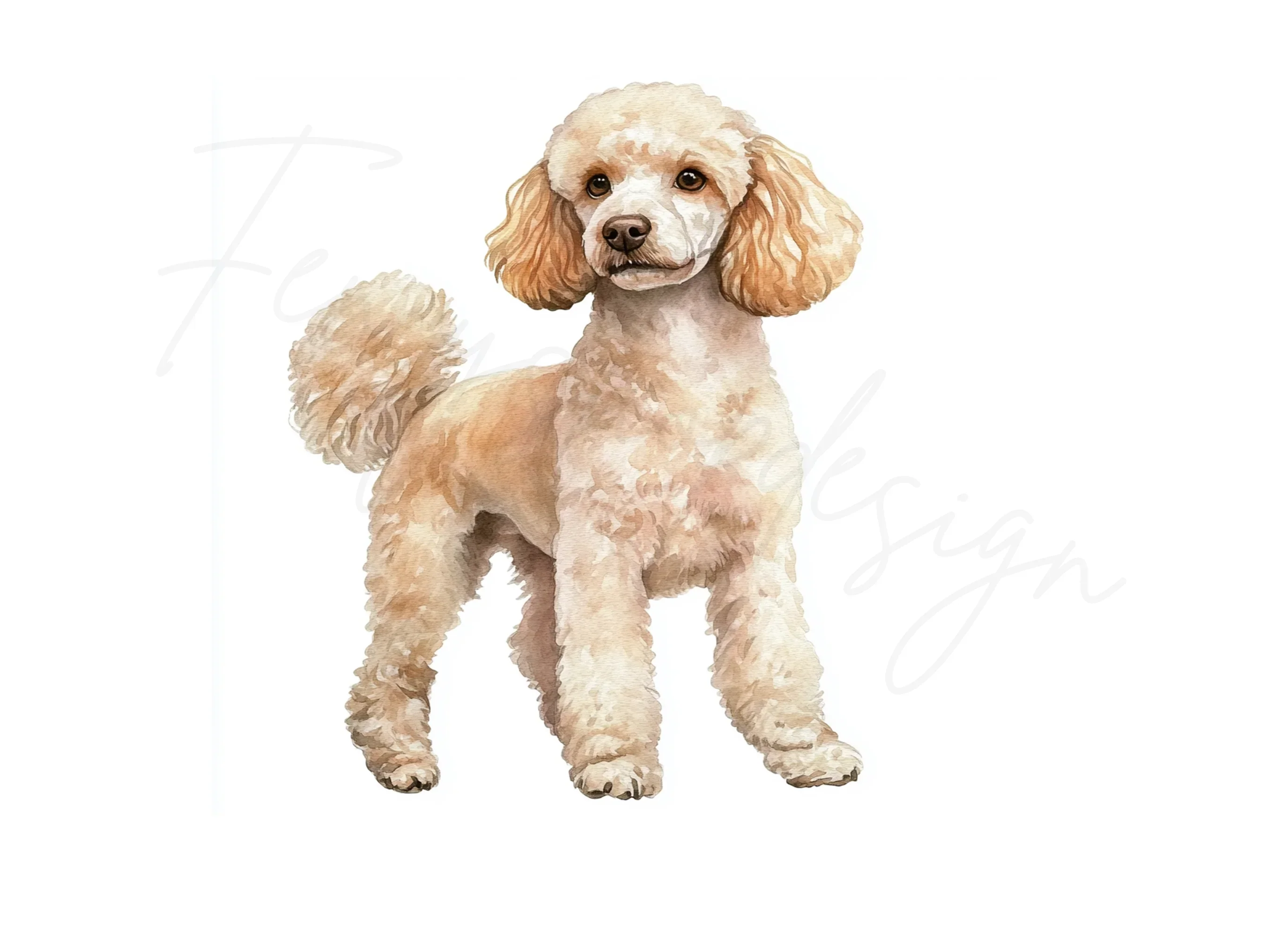 Elegant Poodle Dog Clipart Bundle - Image 2