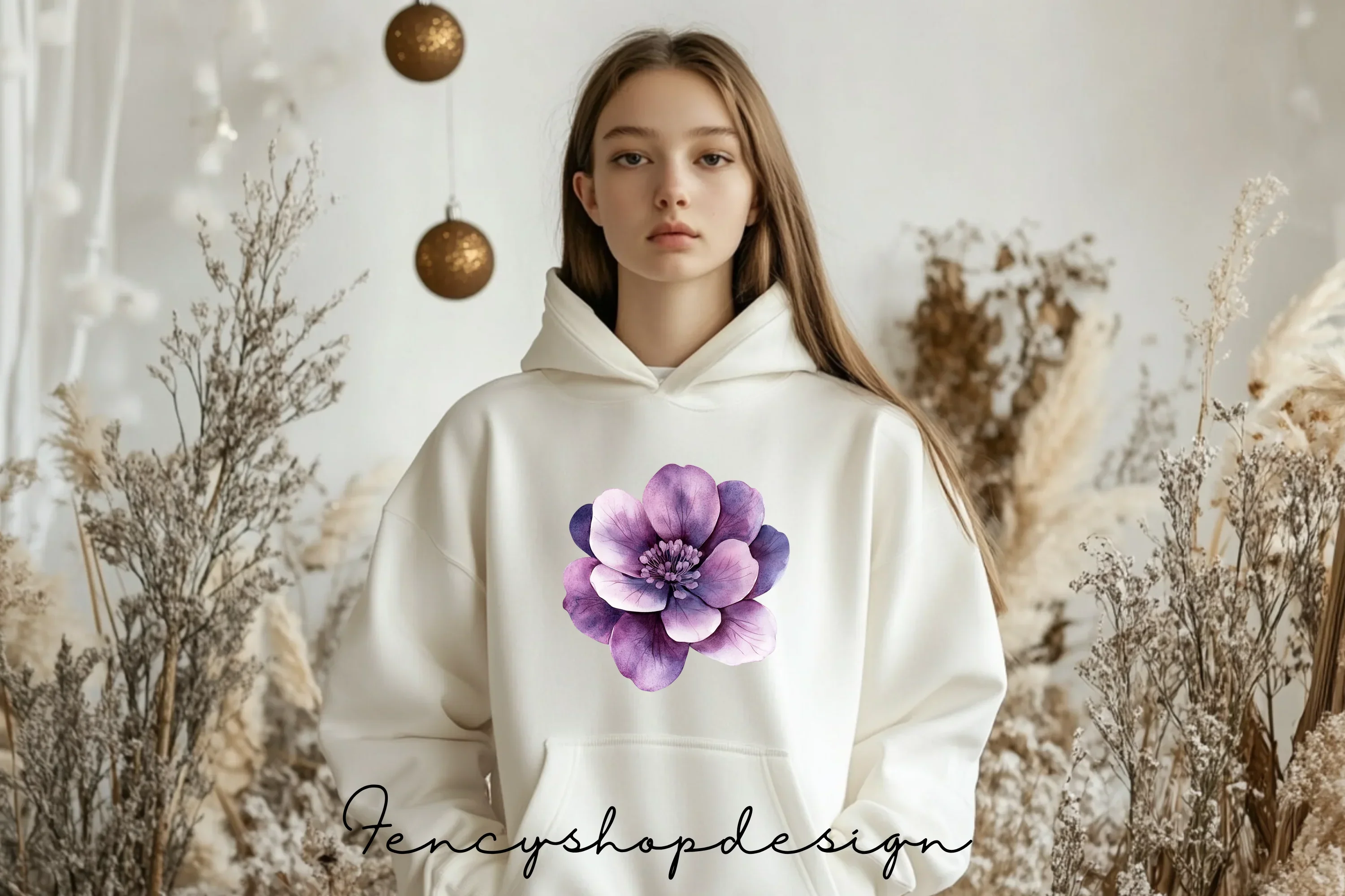 Elegant Purple Flower Clipart Bundle - Image 6