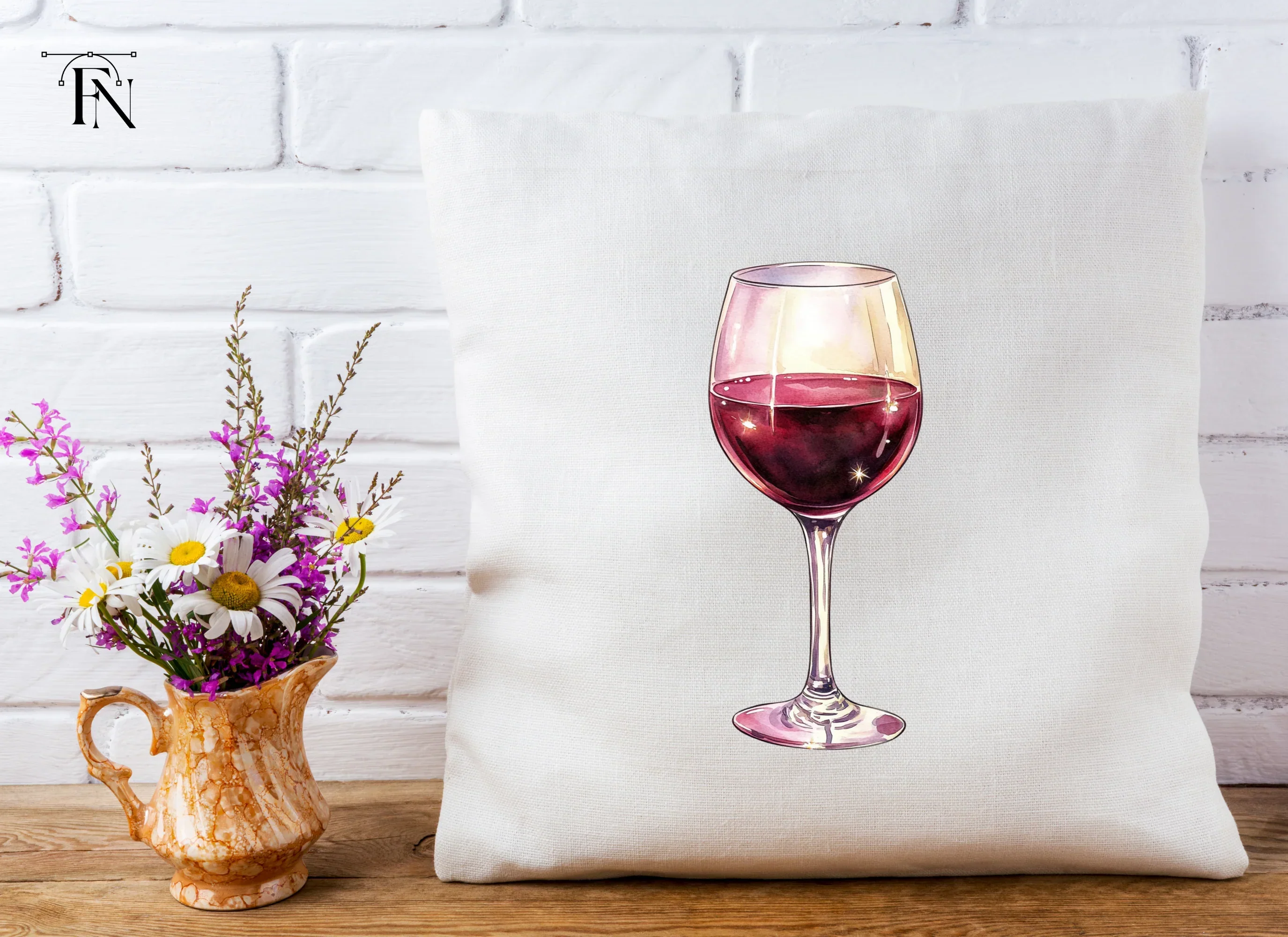 Elegant Red Wine Glasses Clipart Bundle - Image 5