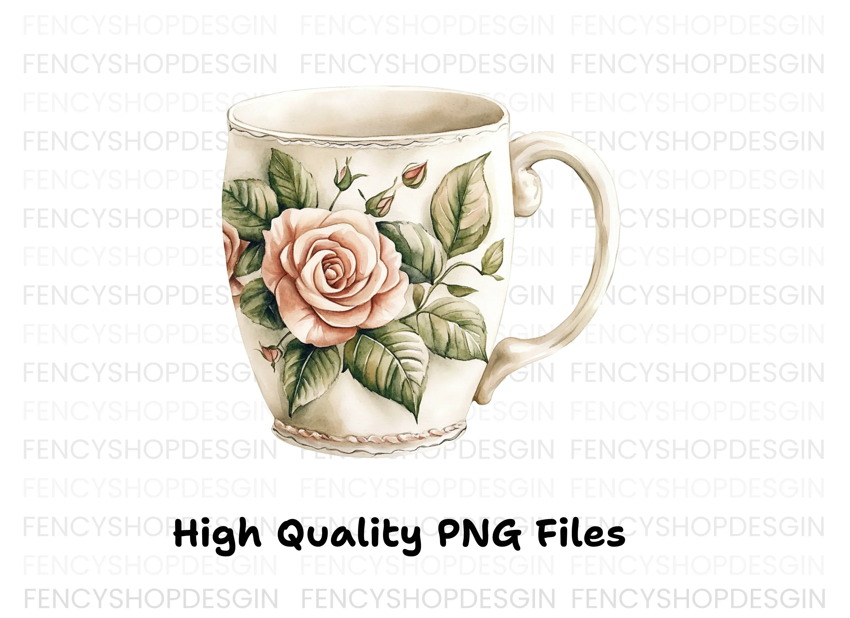 Elegant Rose Floral Clipart Bundle - Image 3