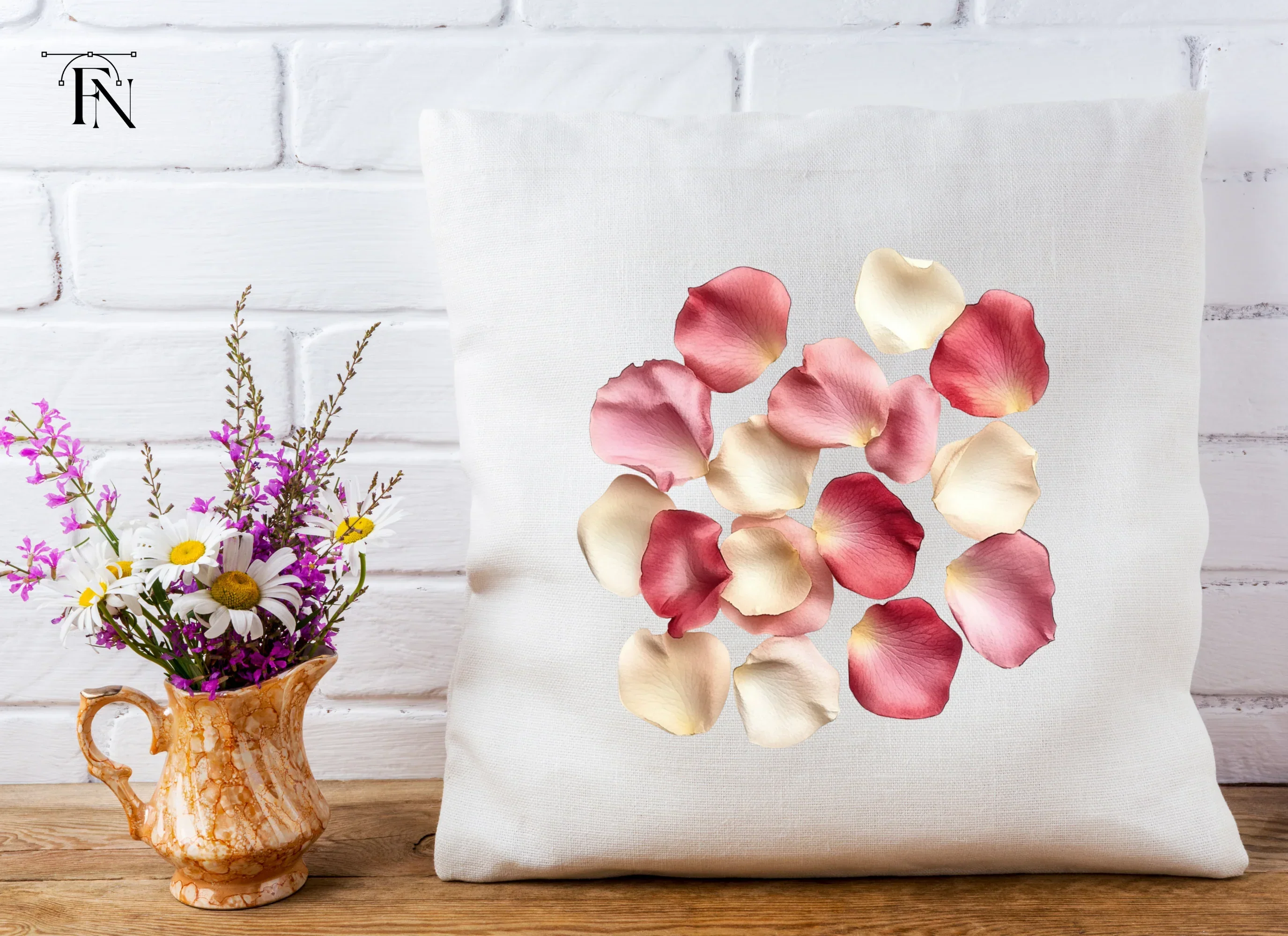 Elegant Rose Petals Clipart Bundle - Image 4