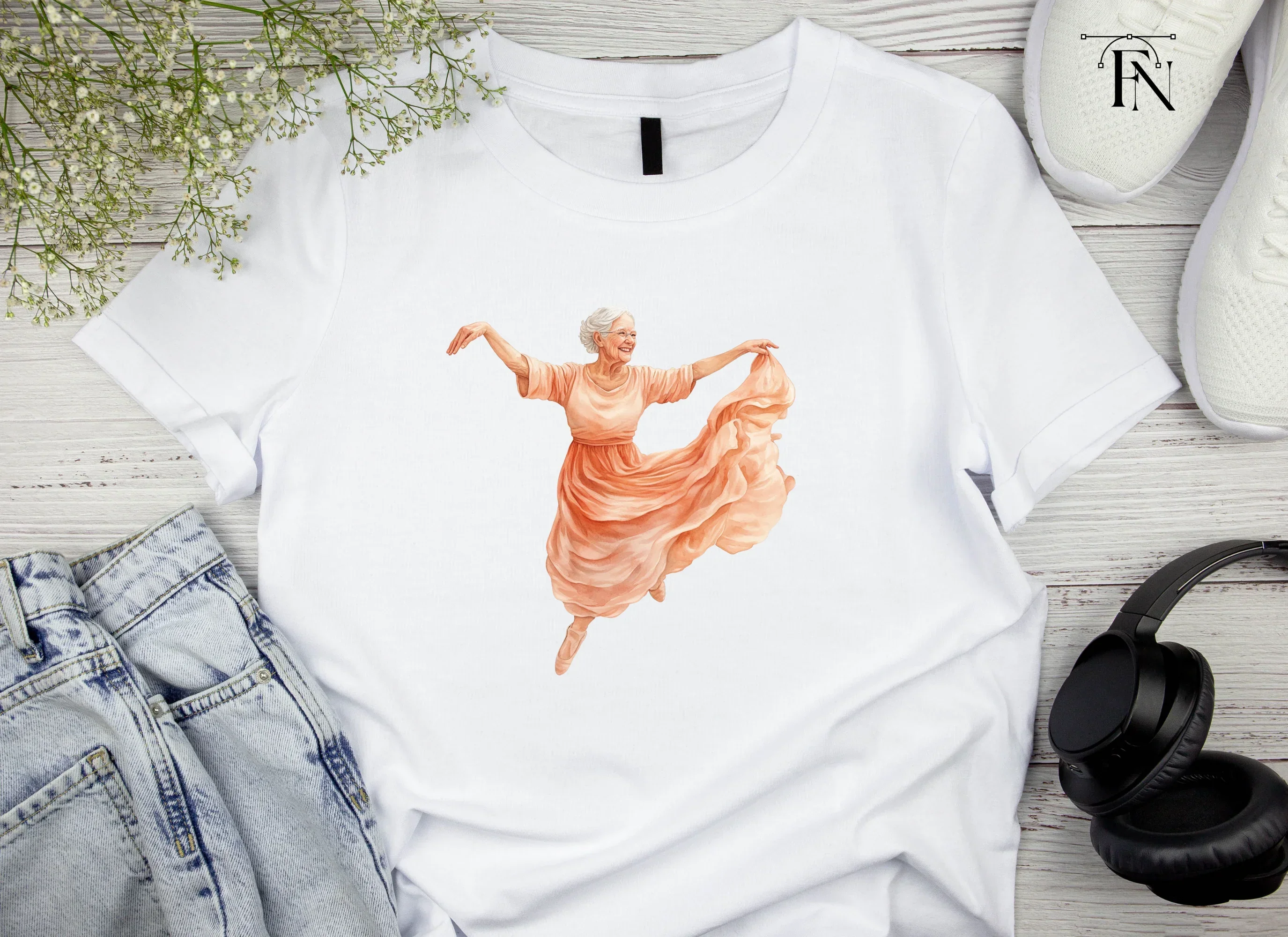 Elegant Senior Ballerina Clipart Bundle - Image 4