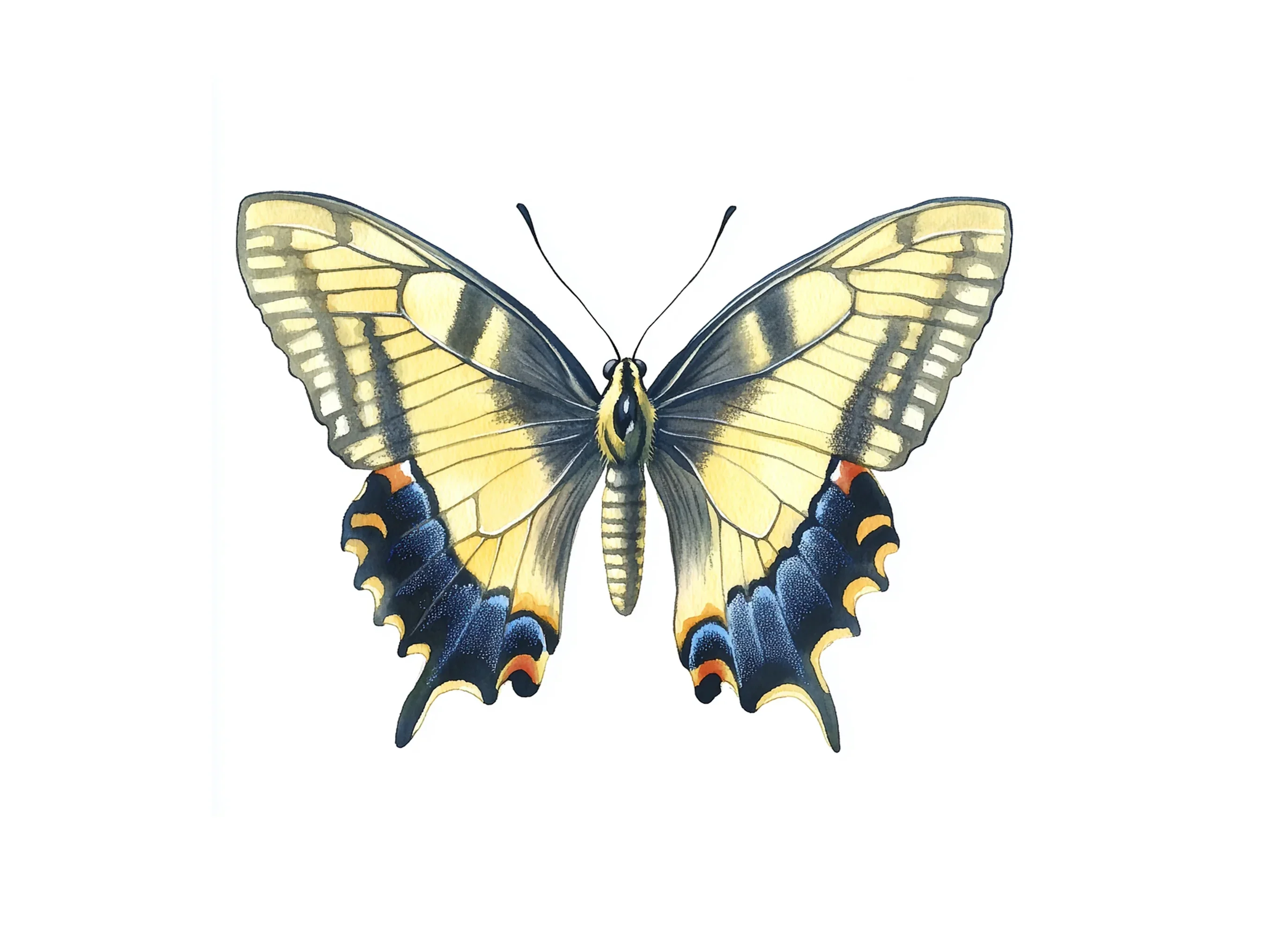 Elegant Swallowtail Butterfly Clipart Bundle - Image 3
