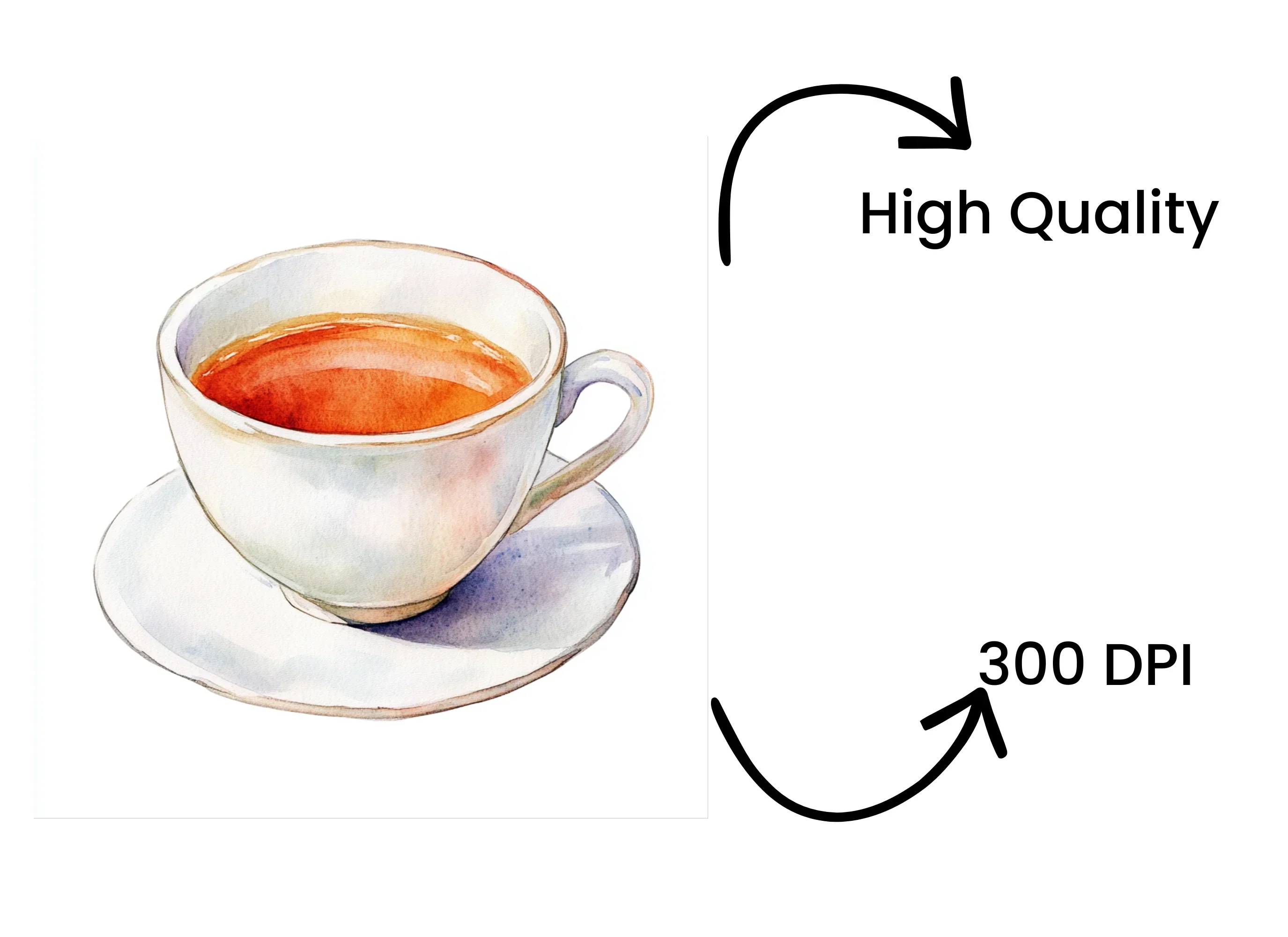 Elegant Teacup Clipart Bundle - Image 4