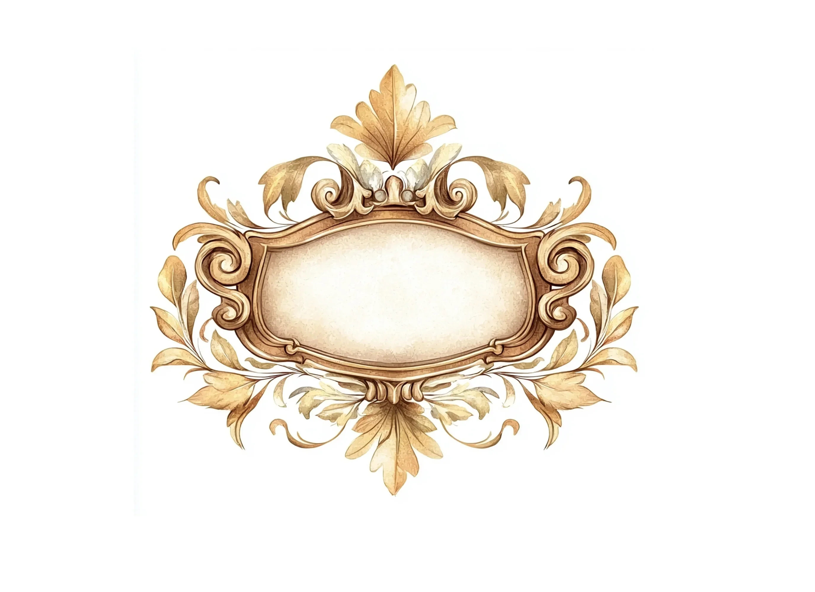 Elegant Vintage Frames Clipart Bundle - Image 2