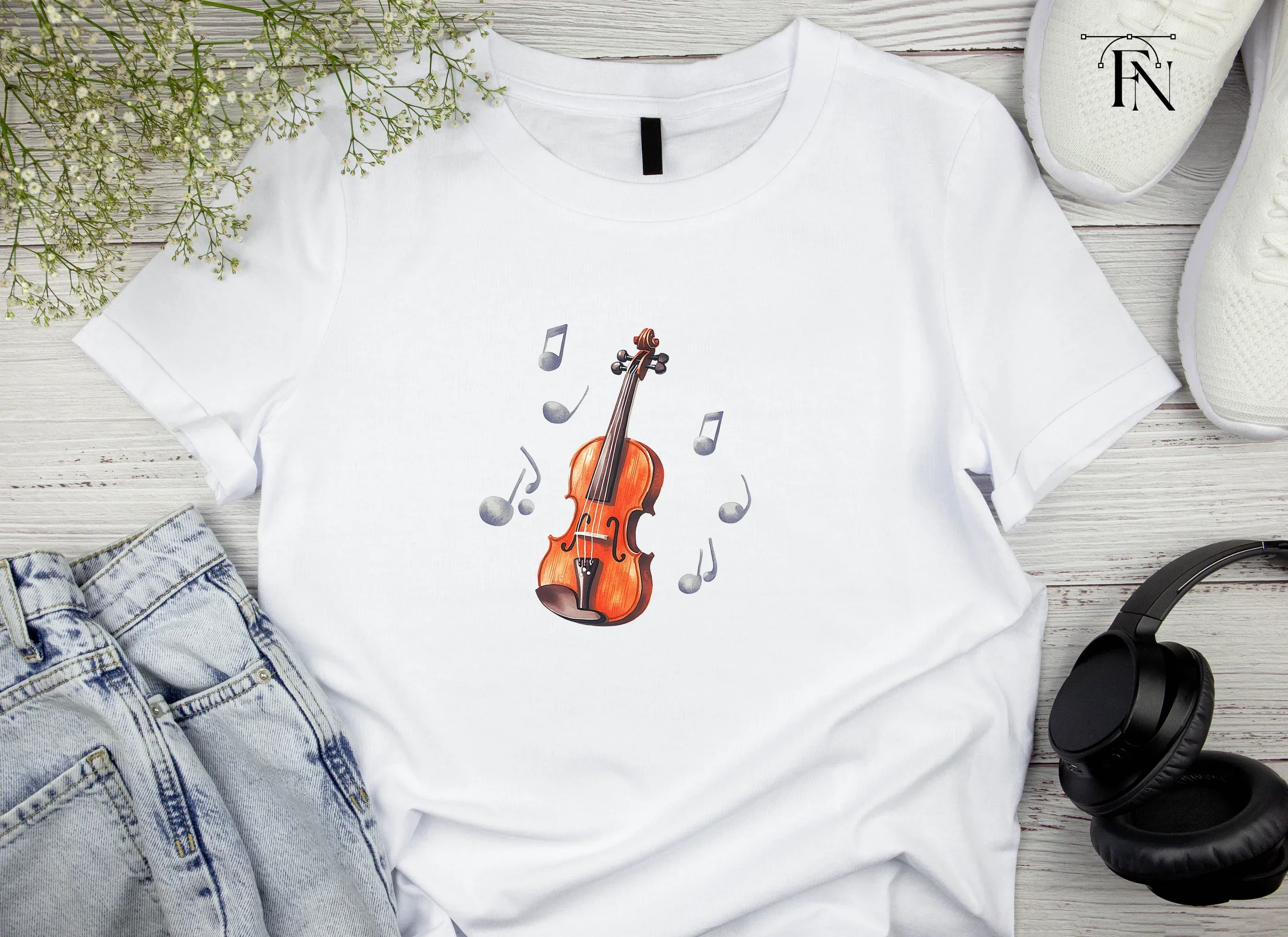 Elegant Violin Clipart Bundle - Image 4