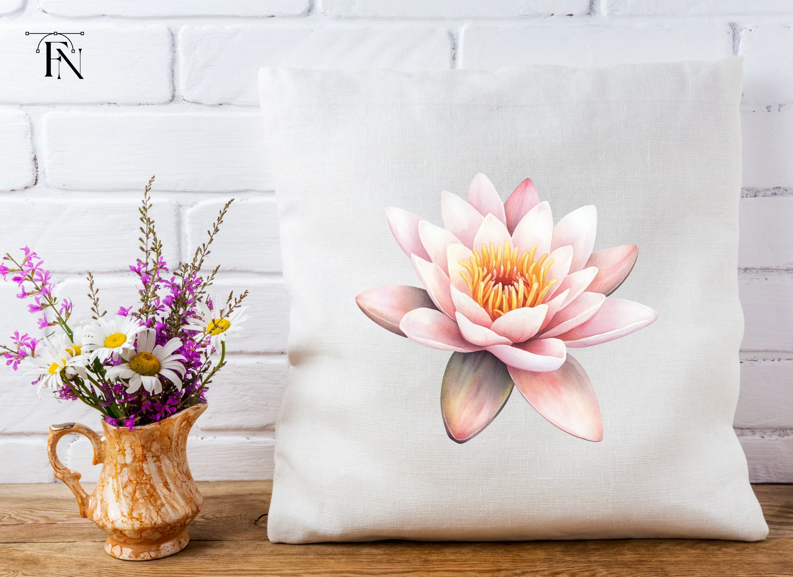 Elegant Water Lily Clipart Bundle - Image 5