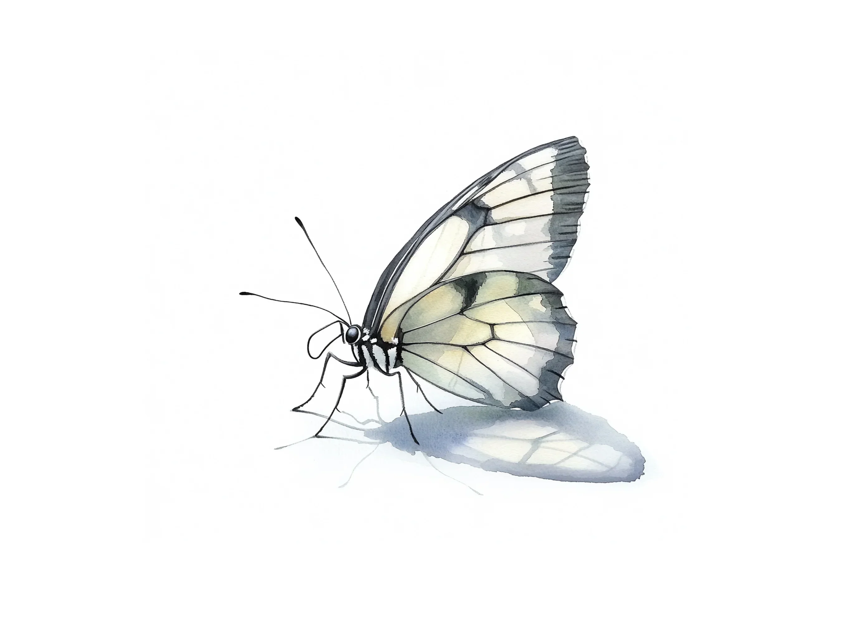 Elegant White Butterfly Clipart Bundle - Image 3