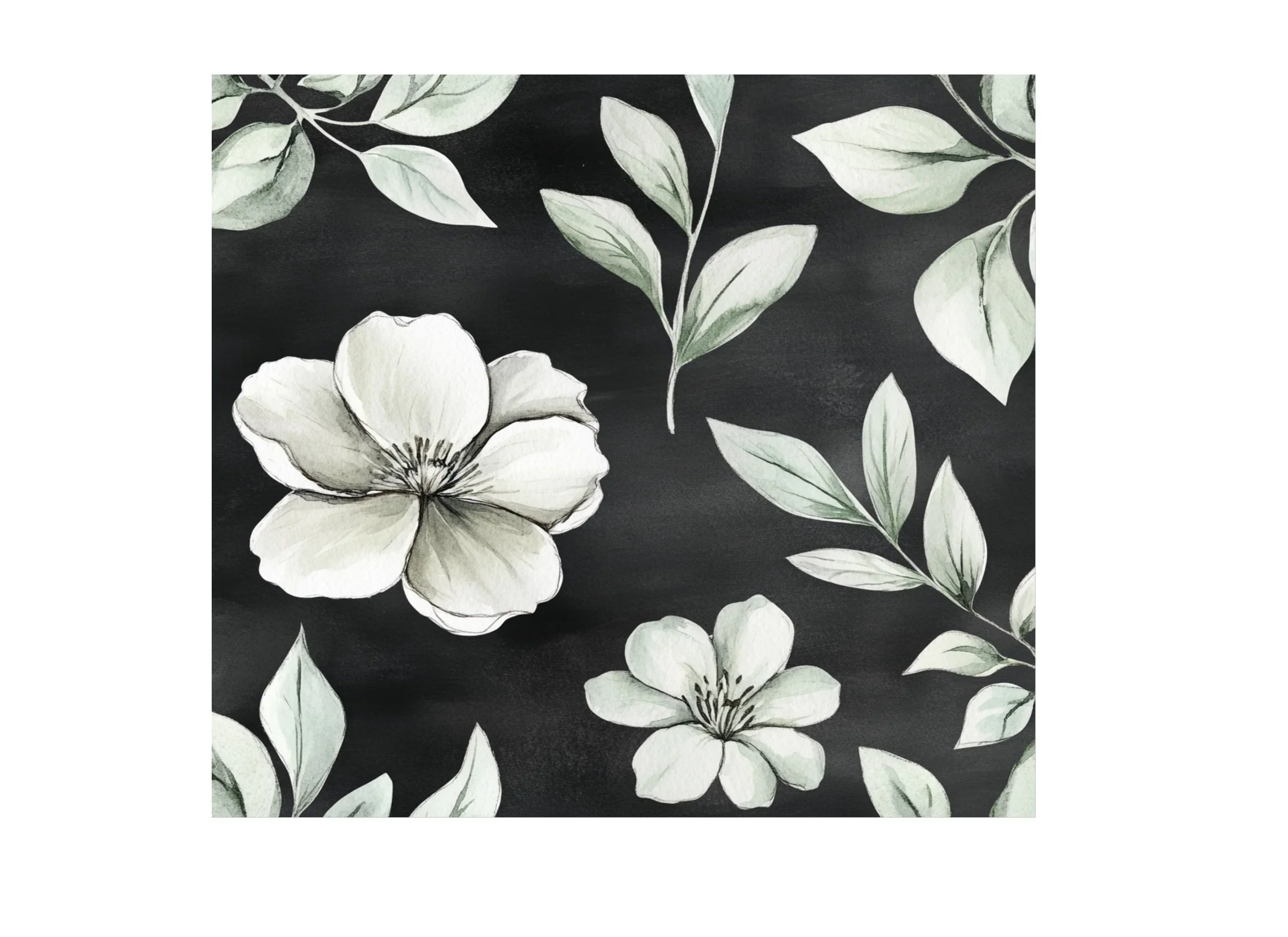 Elegant White Floral Clipart Bundle - Image 2