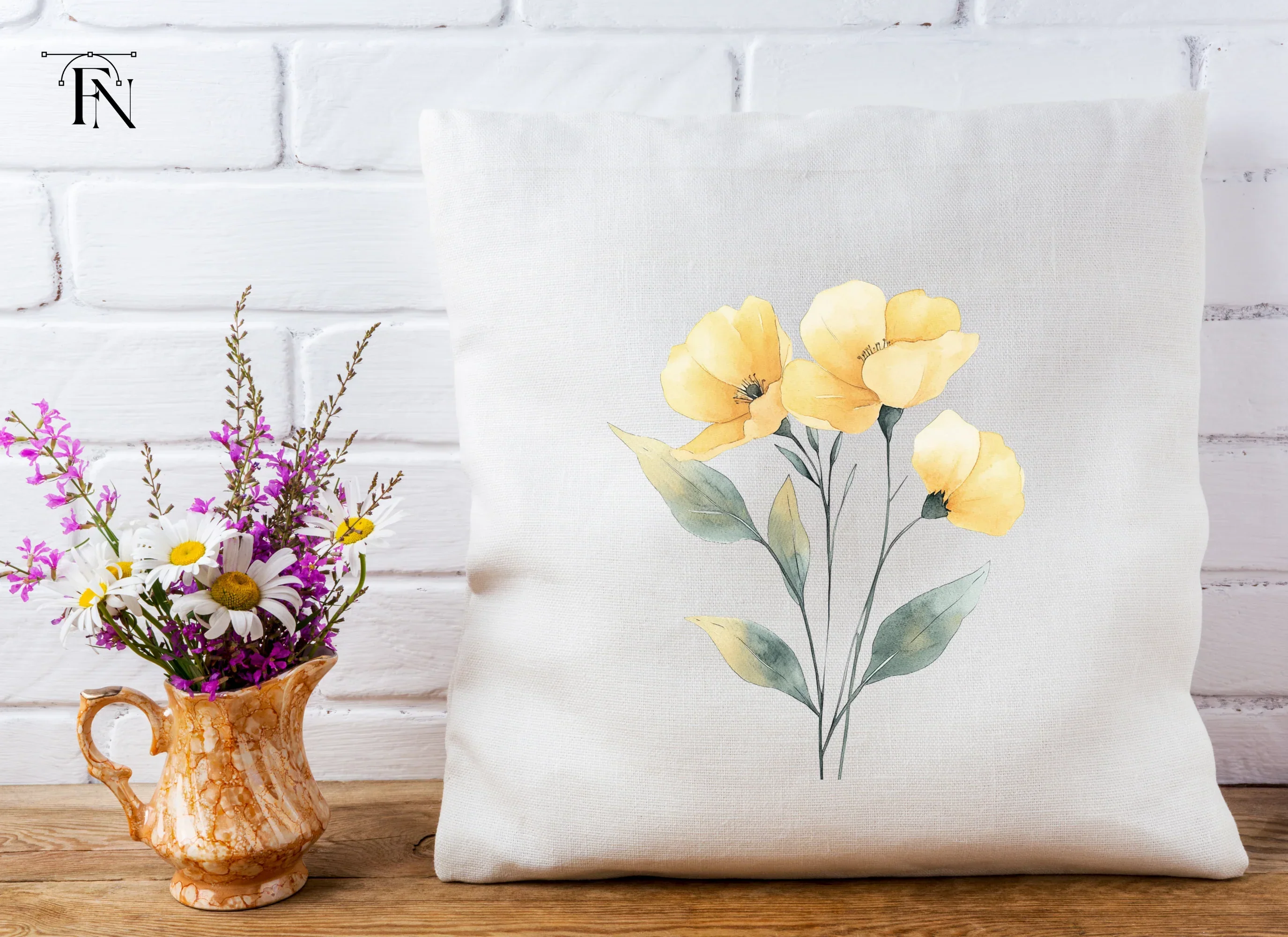 Elegant Yellow Poppies Clipart Bundle - Image 5