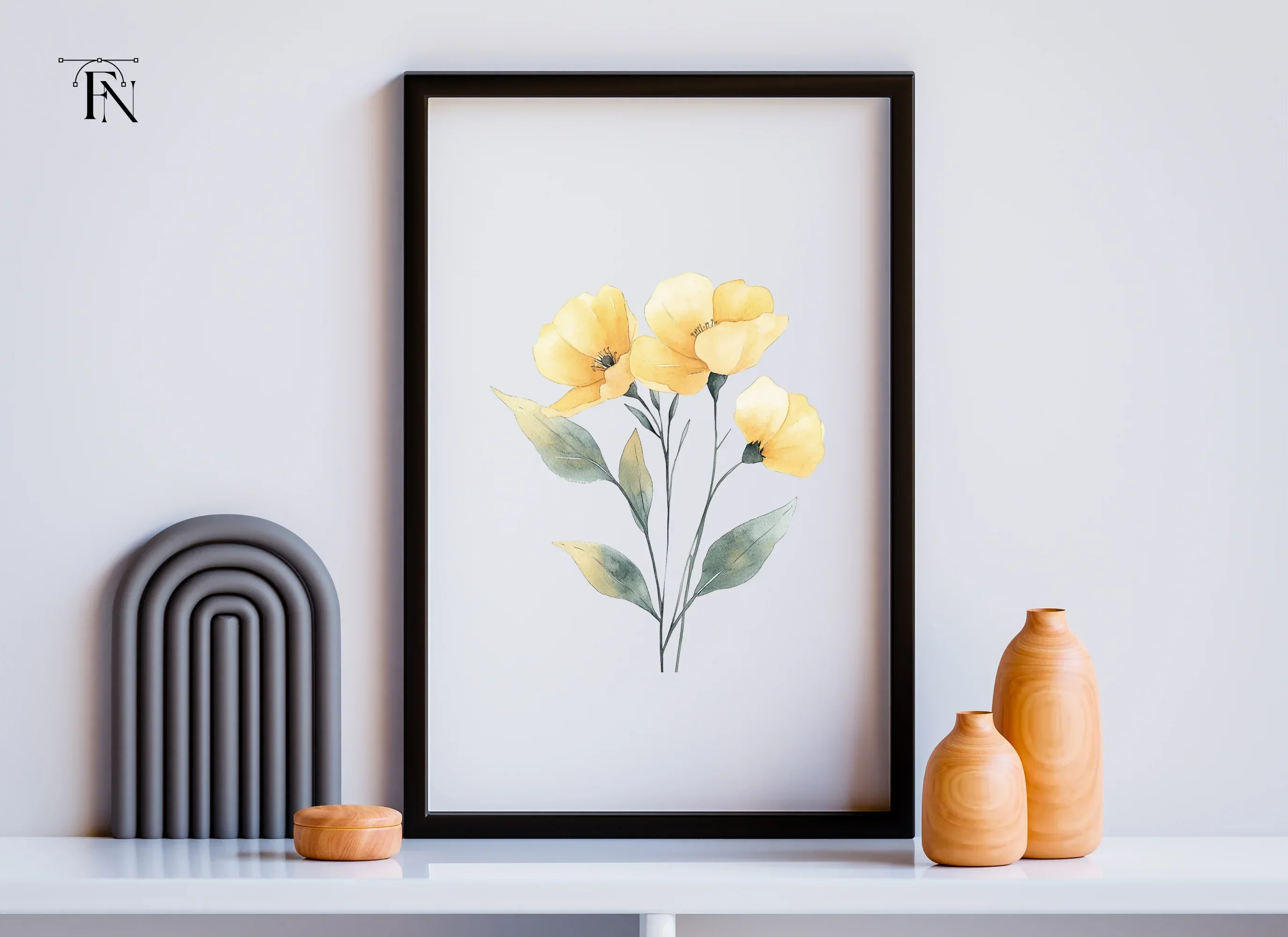Elegant Yellow Poppies Clipart Bundle - Image 6